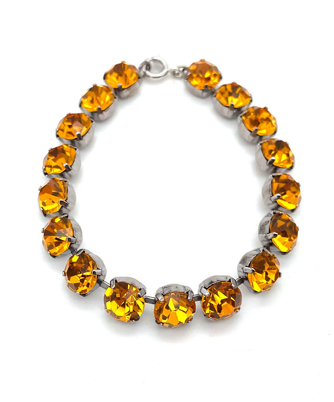 【フランス輸入】ヴィンテージ トパーズ ビジュー ブレスレット/Vintage Topaz Bijou Bracelet