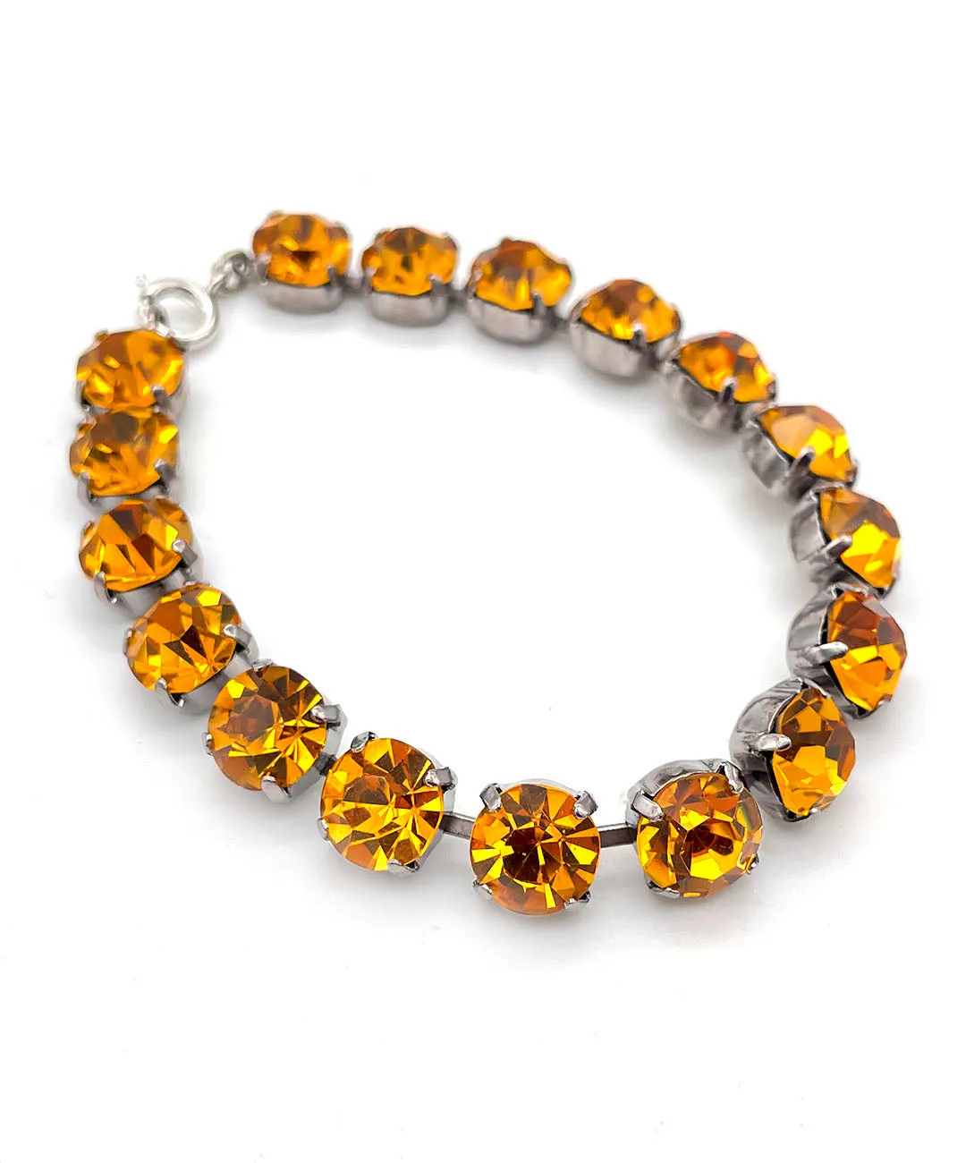 【フランス輸入】ヴィンテージ トパーズ ビジュー ブレスレット/Vintage Topaz Bijou Bracelet