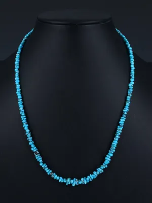 20" Single Strand Egyptian Turquoise Necklace