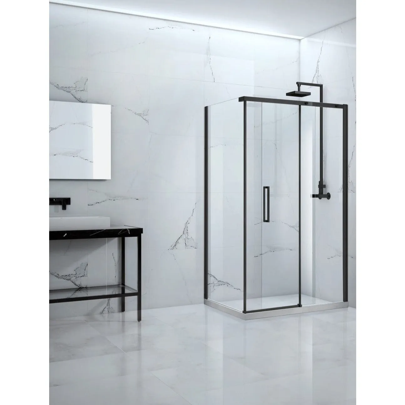 800mm Onyx Side Panel for Walk-In Shower & Wet Rooms