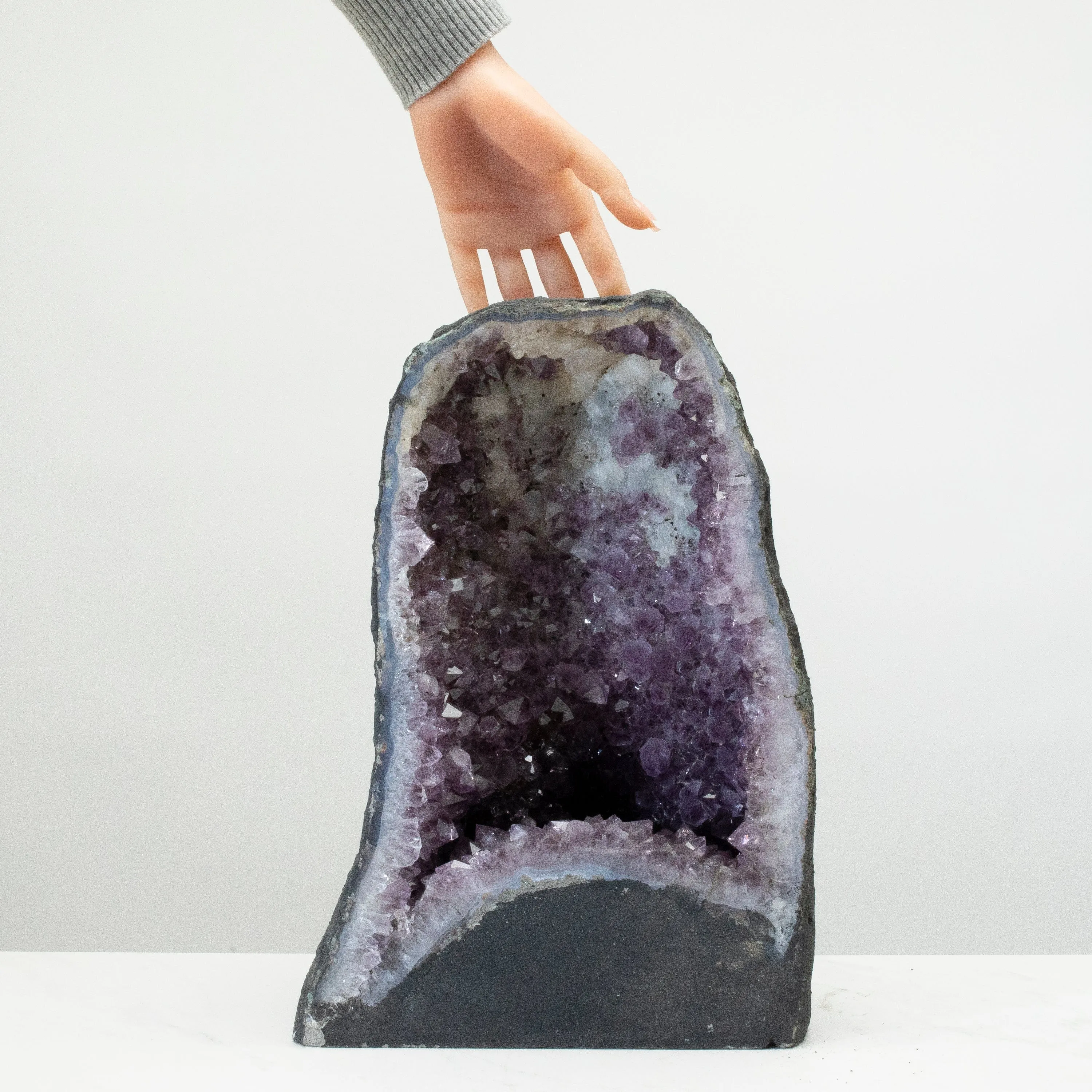 Amethyst Geode Cathedral from Brazil - 14" / 32.3 lbs