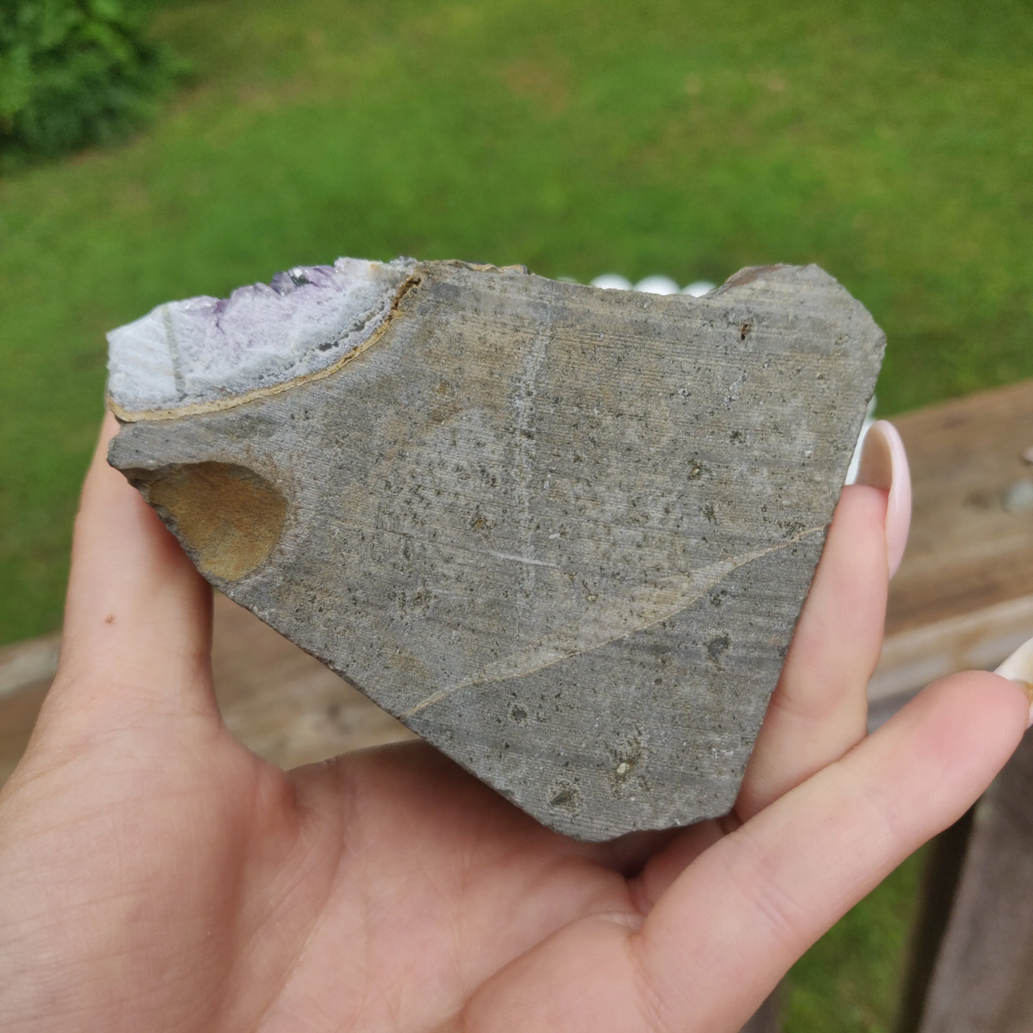 Amethyst Geode Free Form, Cut Base (#27)