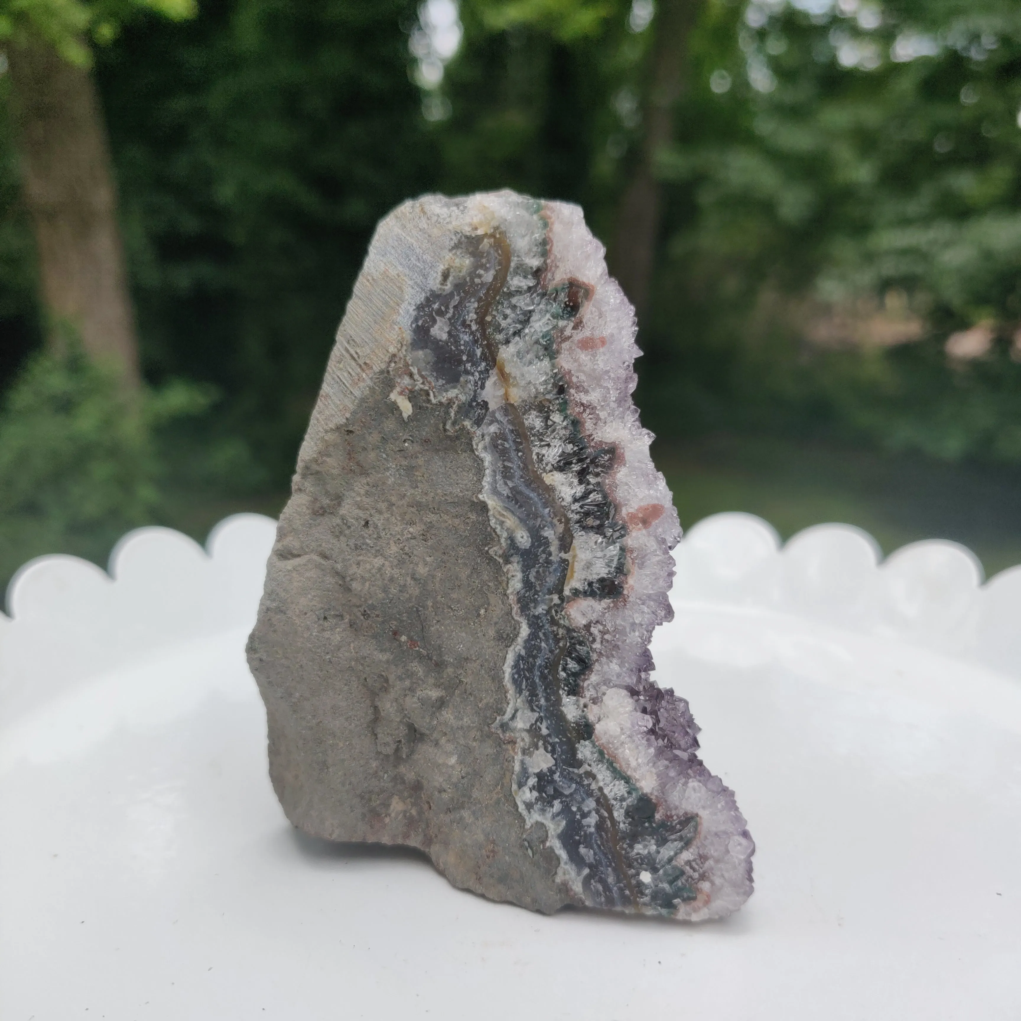 Amethyst Geode Free Form, Cut Base (#2)