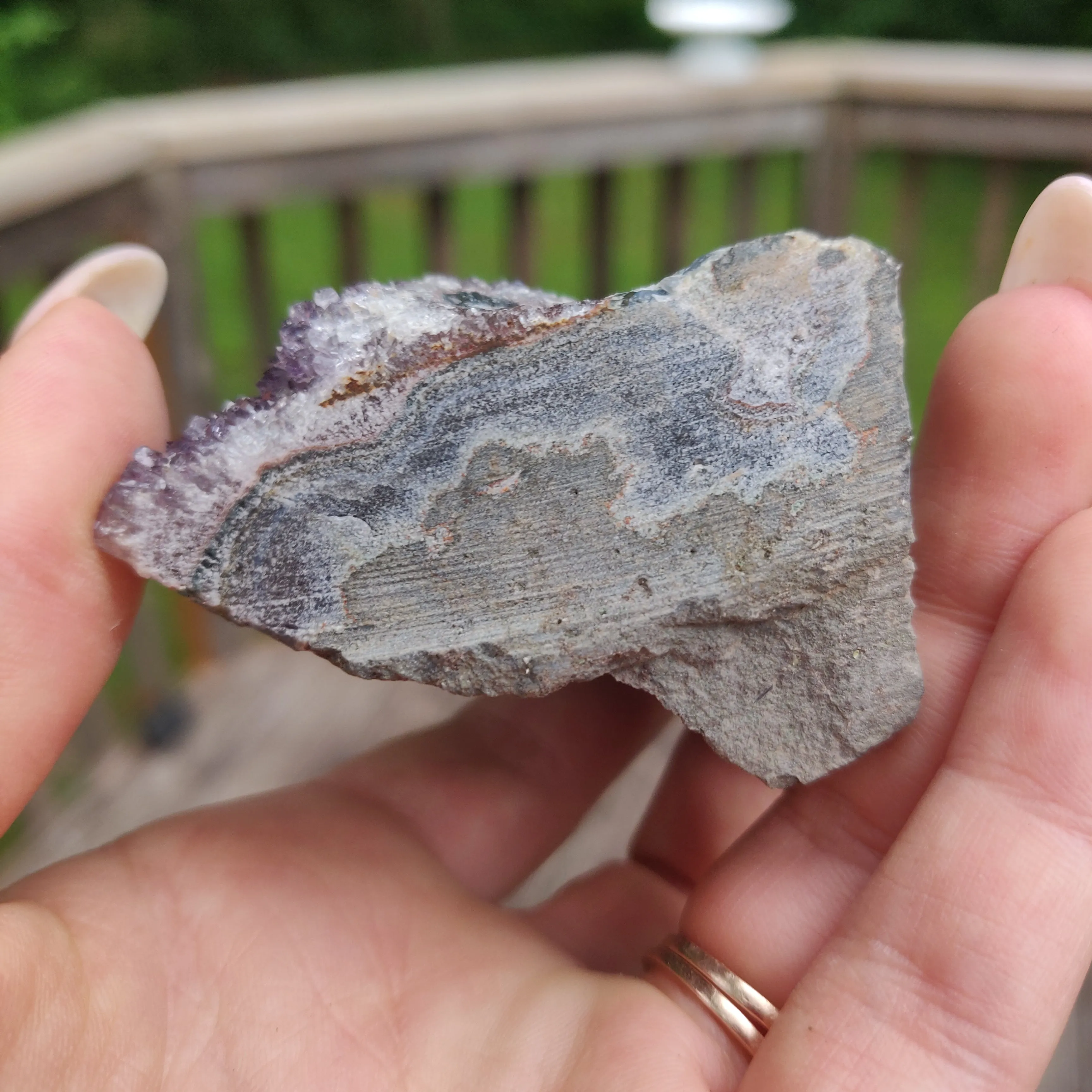 Amethyst Geode Free Form, Cut Base (#2)