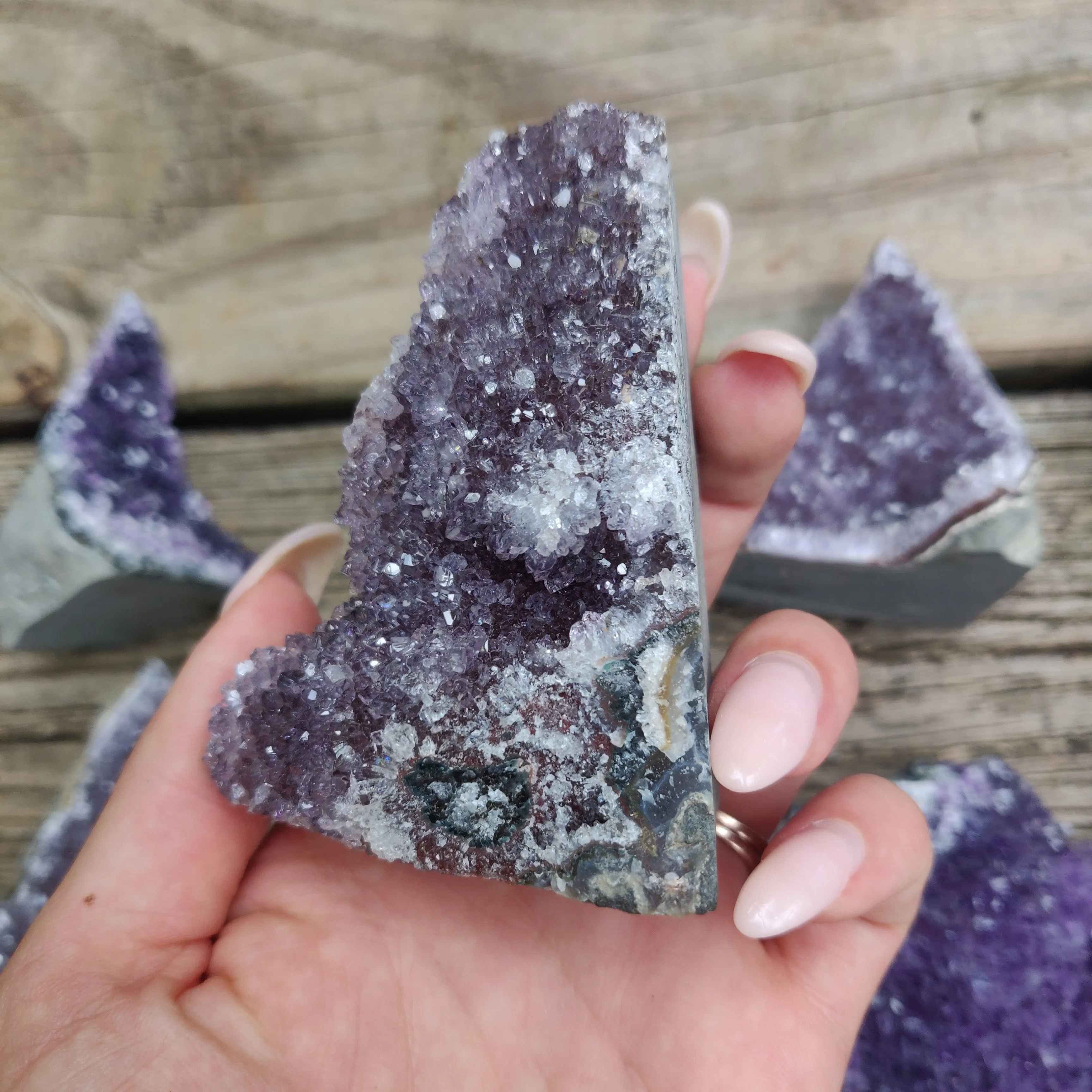 Amethyst Geode Free Form, Cut Base (#2)