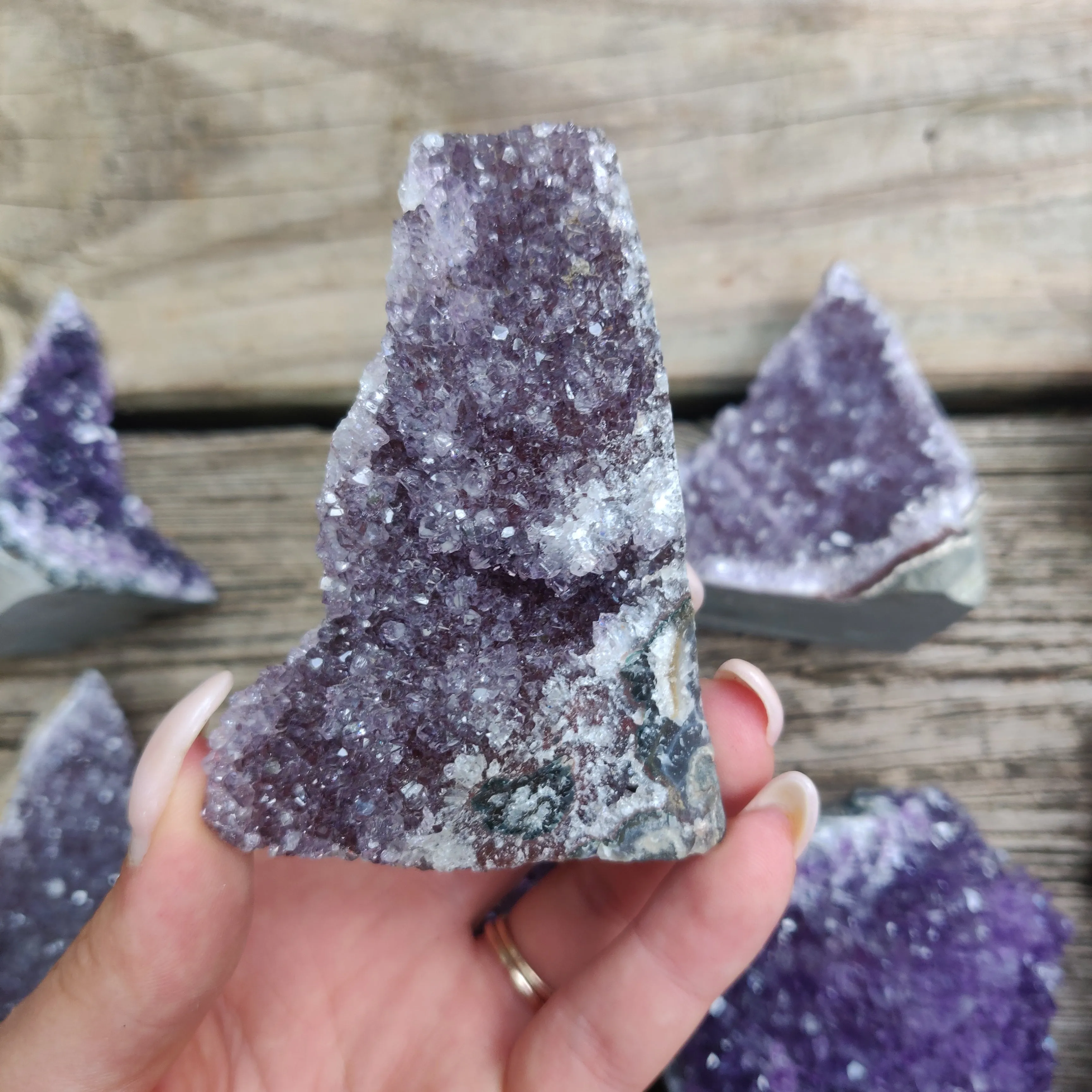 Amethyst Geode Free Form, Cut Base (#2)