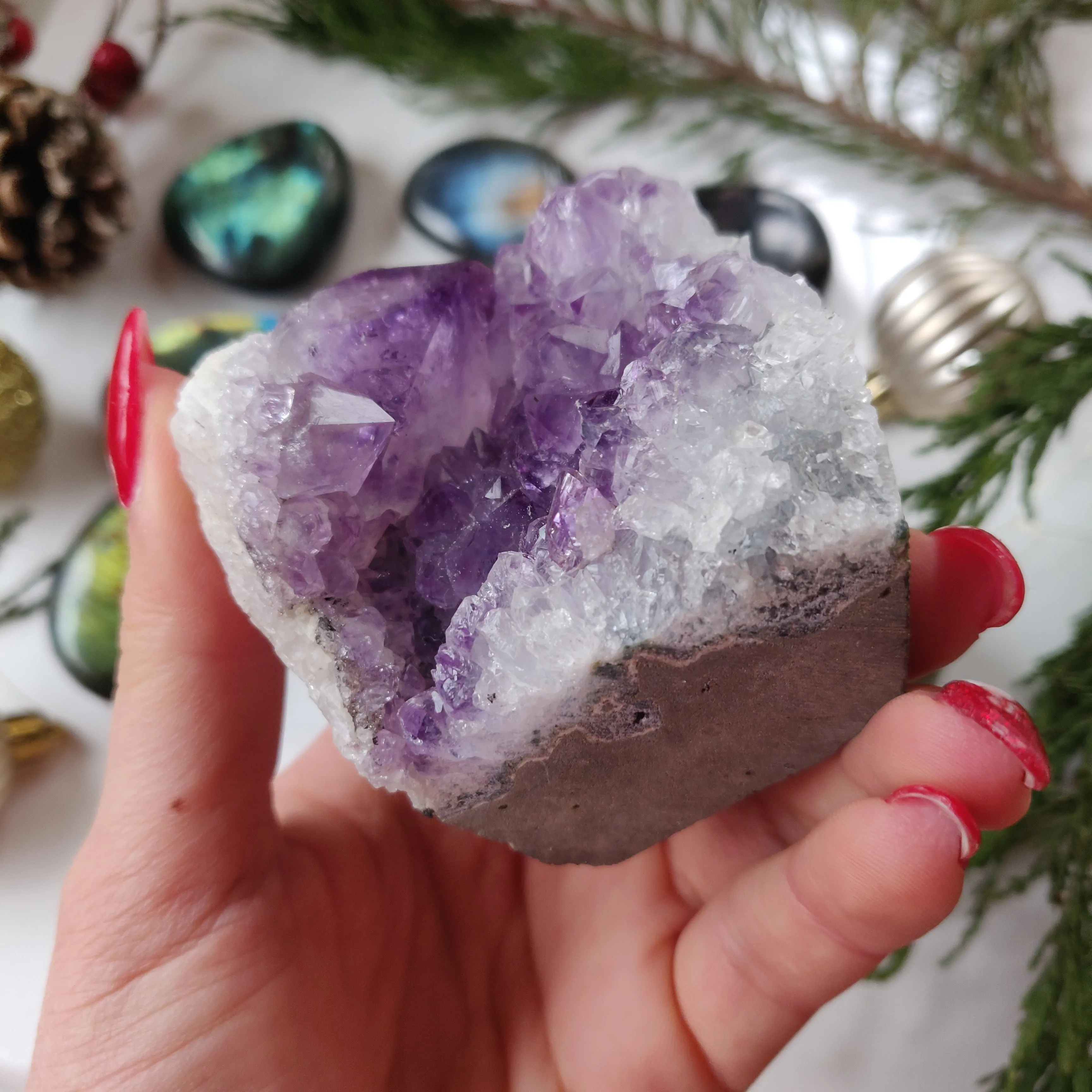 Amethyst Geode Free Form, Cut Base (#5)