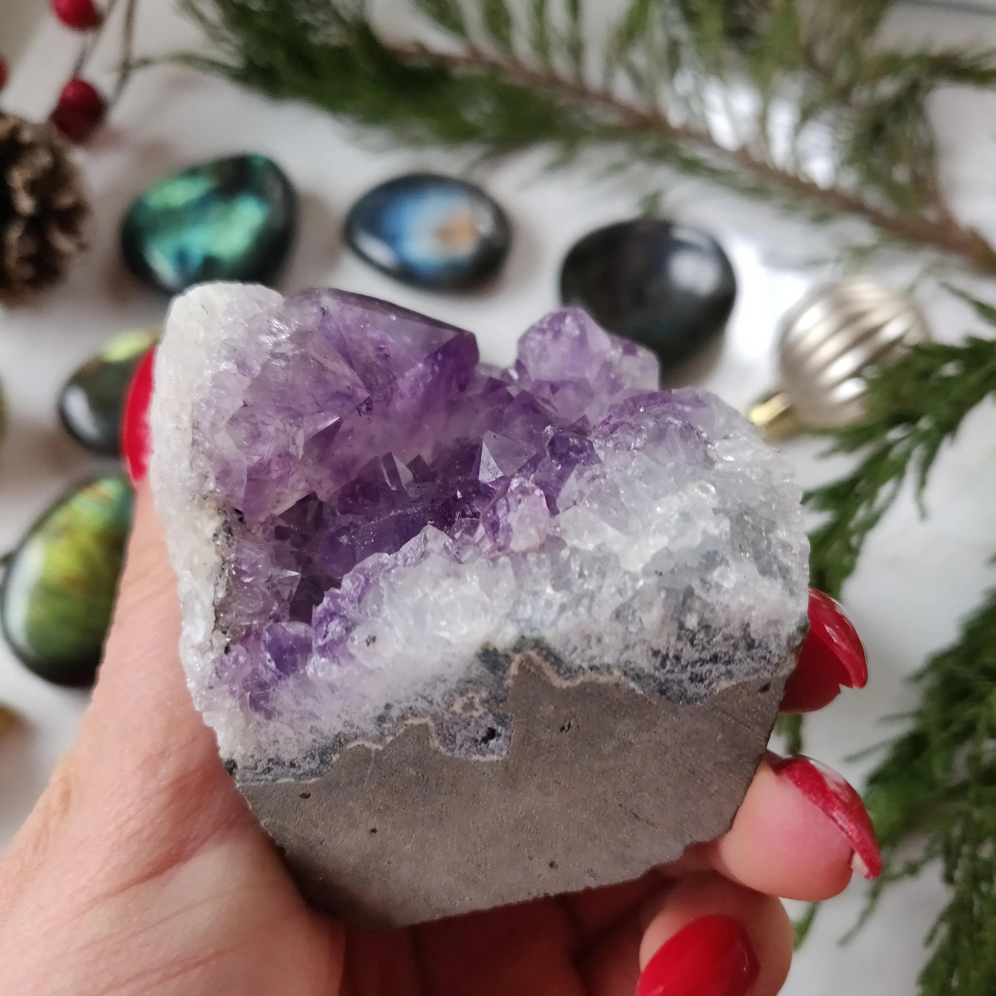 Amethyst Geode Free Form, Cut Base (#5)