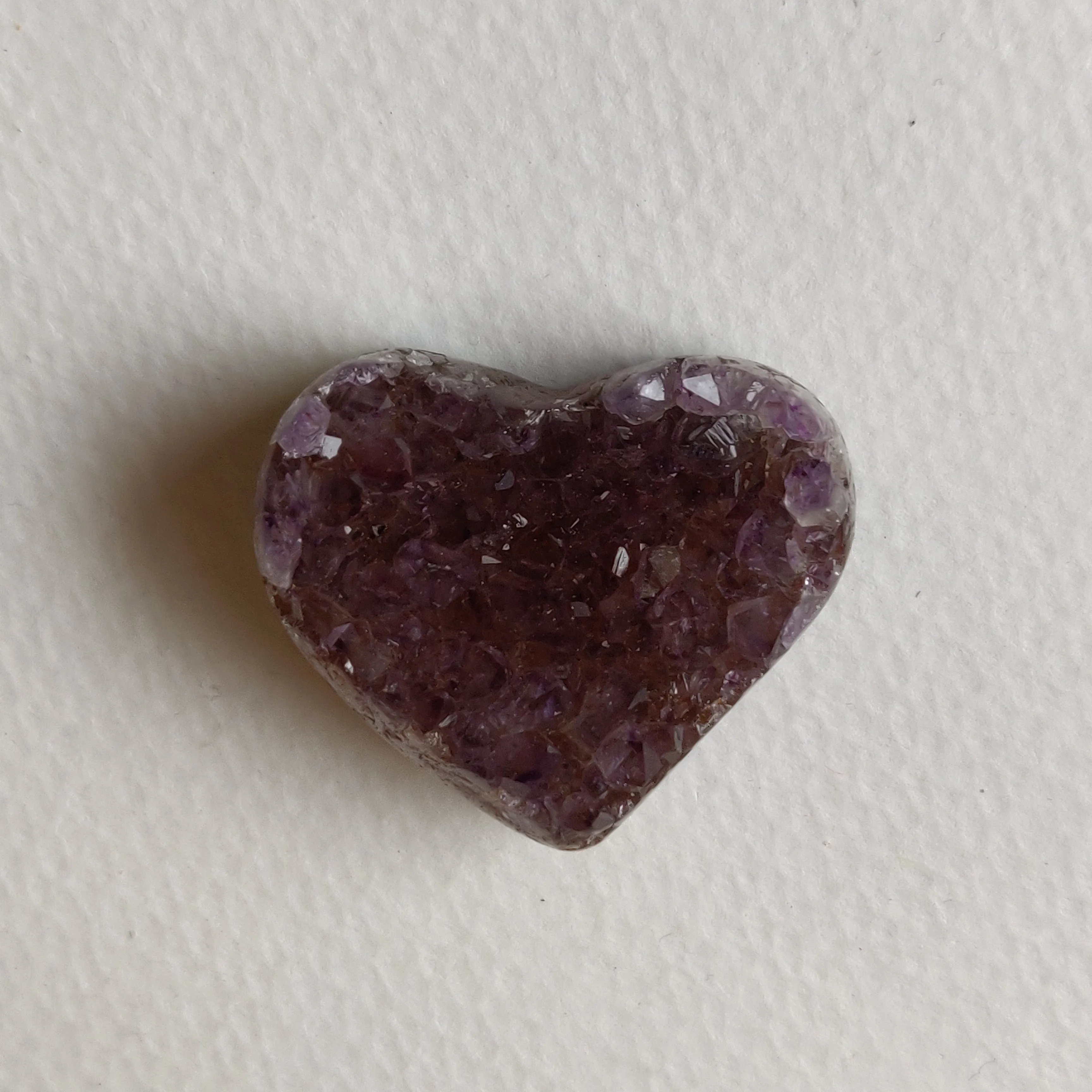 Amethyst Geode Heart (#G3)