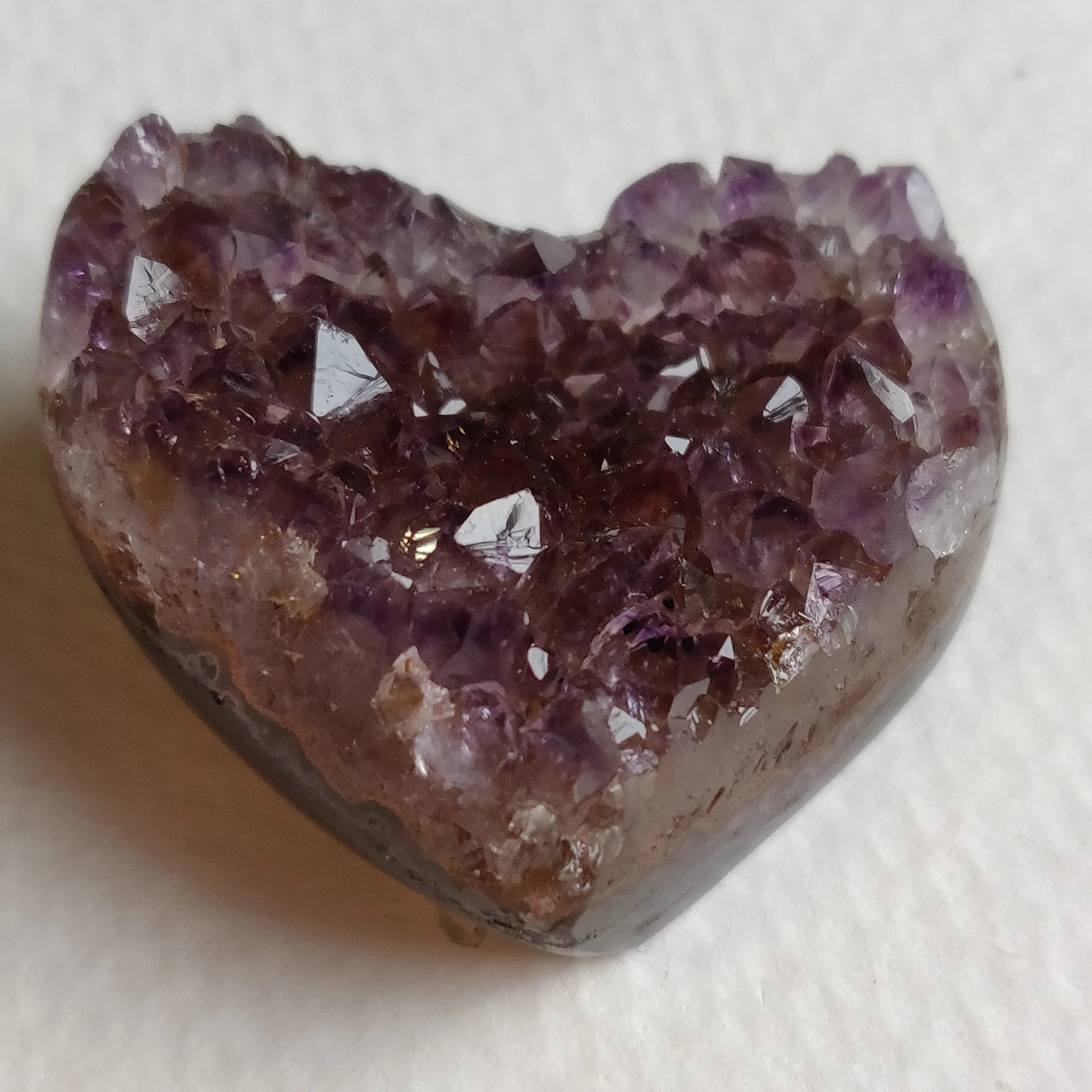 Amethyst Geode Heart (#G3)