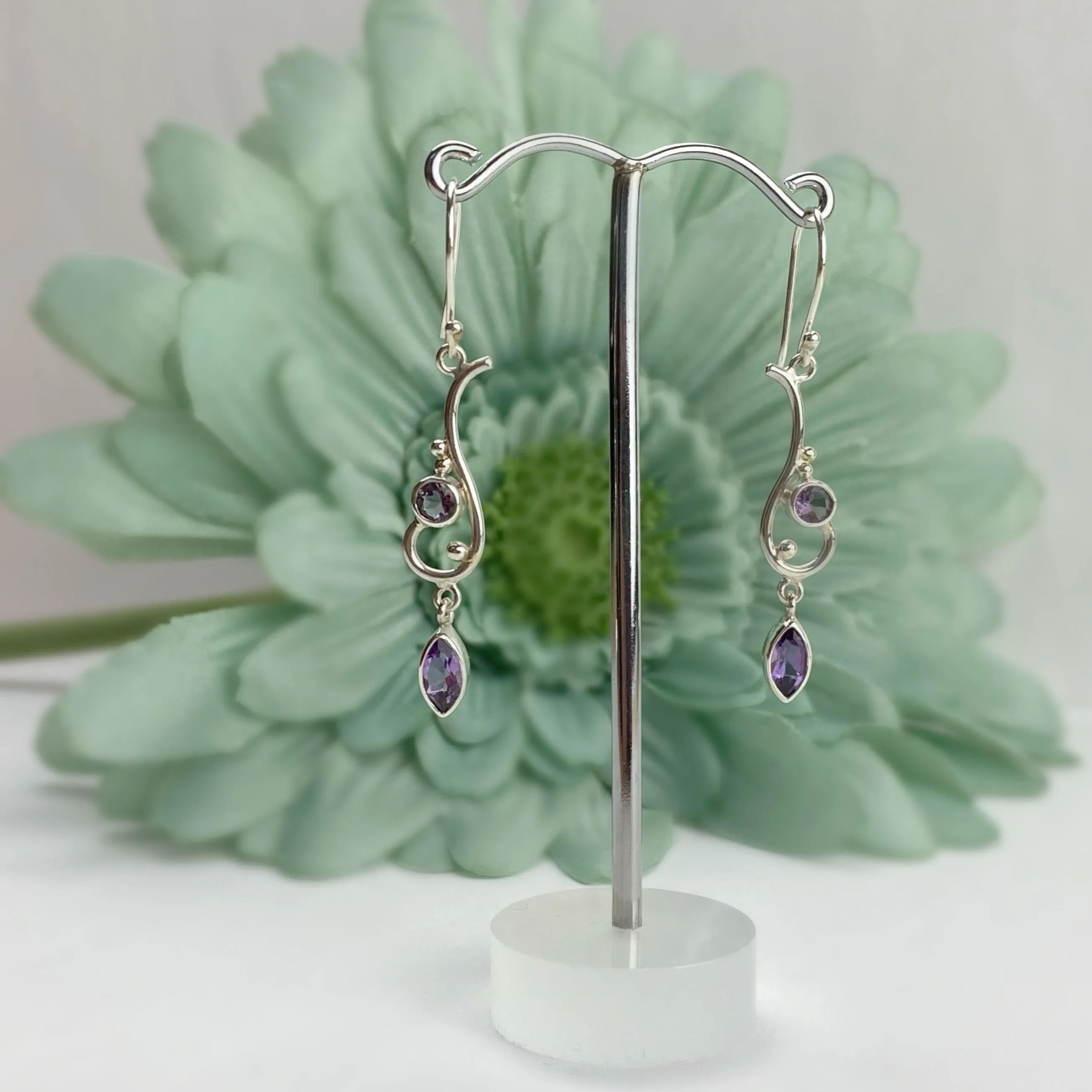 Amethyst Melody Earrings - VE258AM