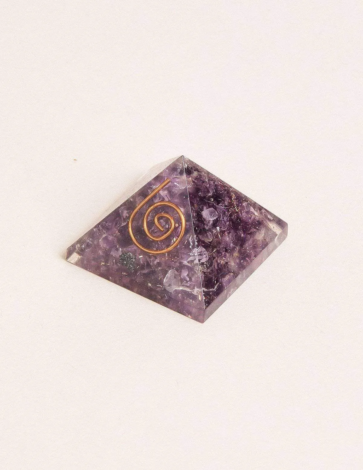 Amethyst Orgone Mini Pyramid