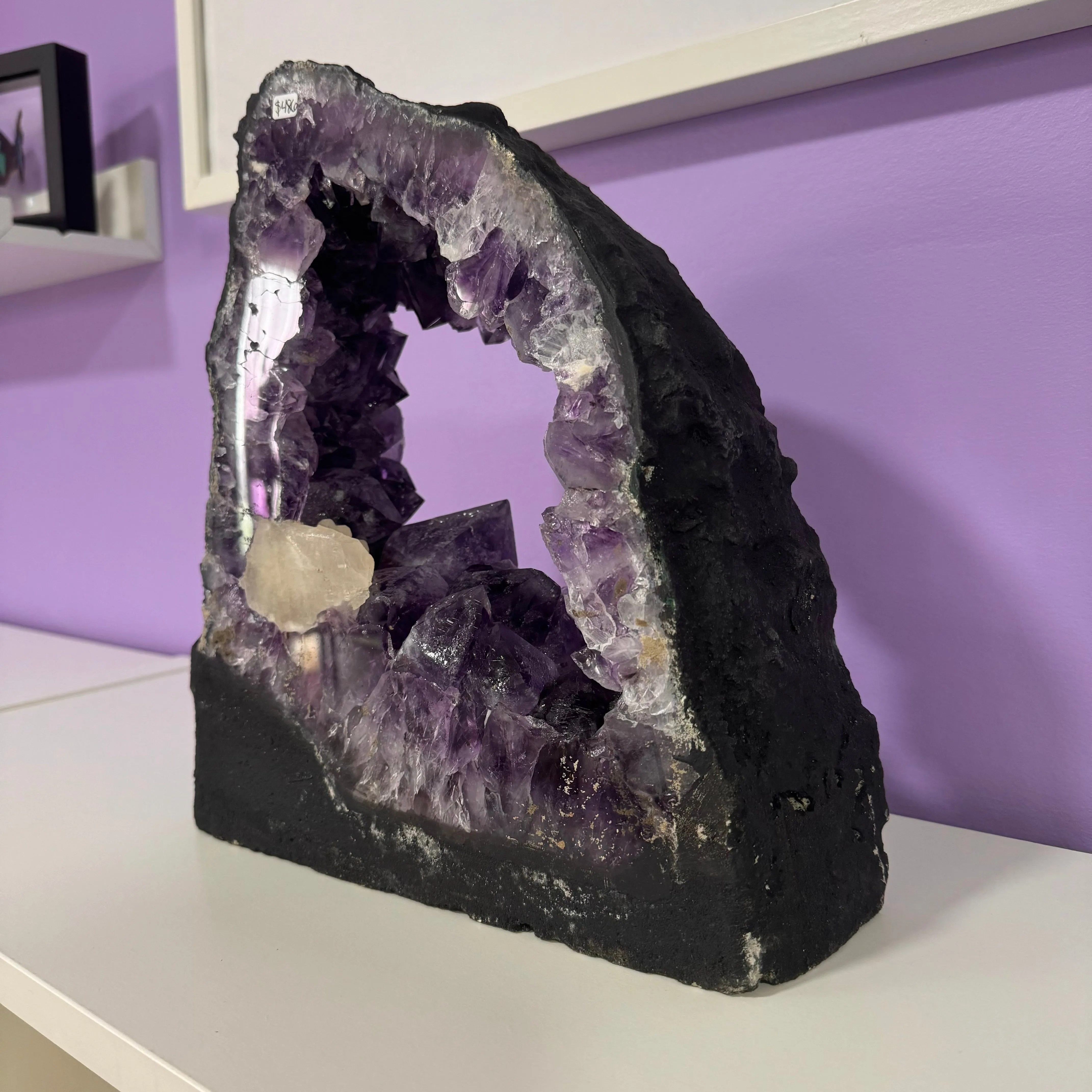 Amethyst Portal w/ Calcite