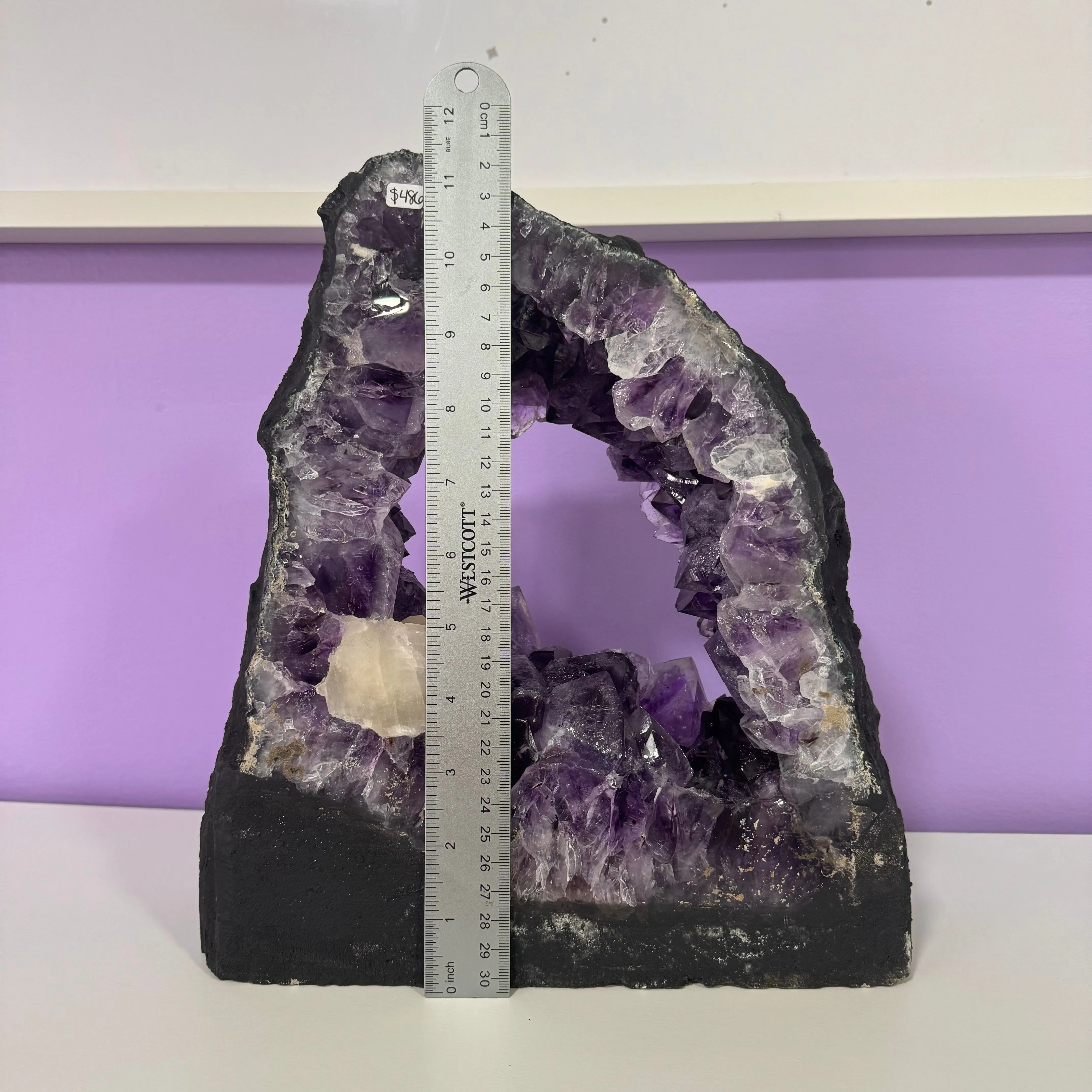 Amethyst Portal w/ Calcite