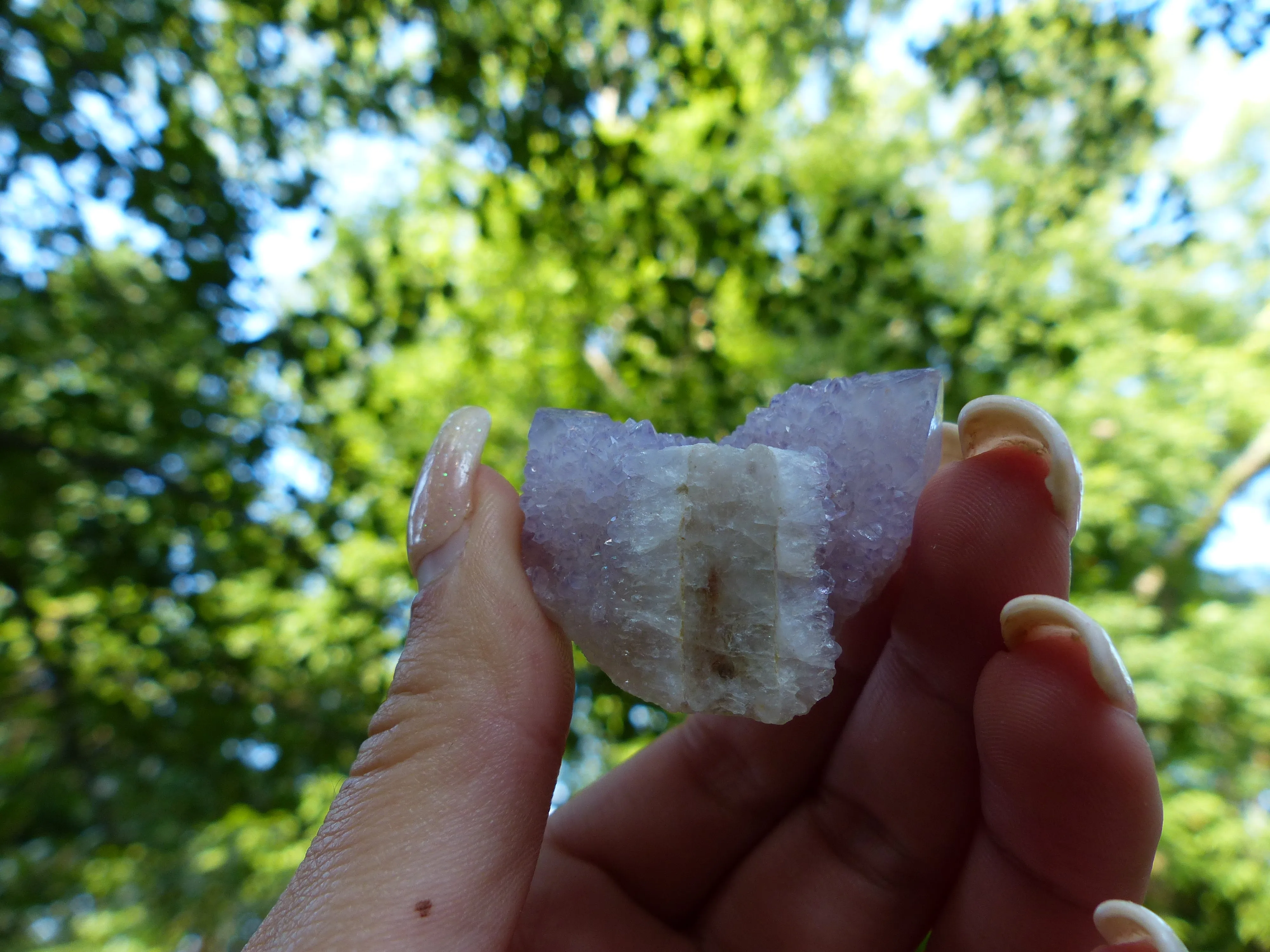 Amethyst Spirit Quartz Cluster, Amethyst Cactus Quartz (#4)