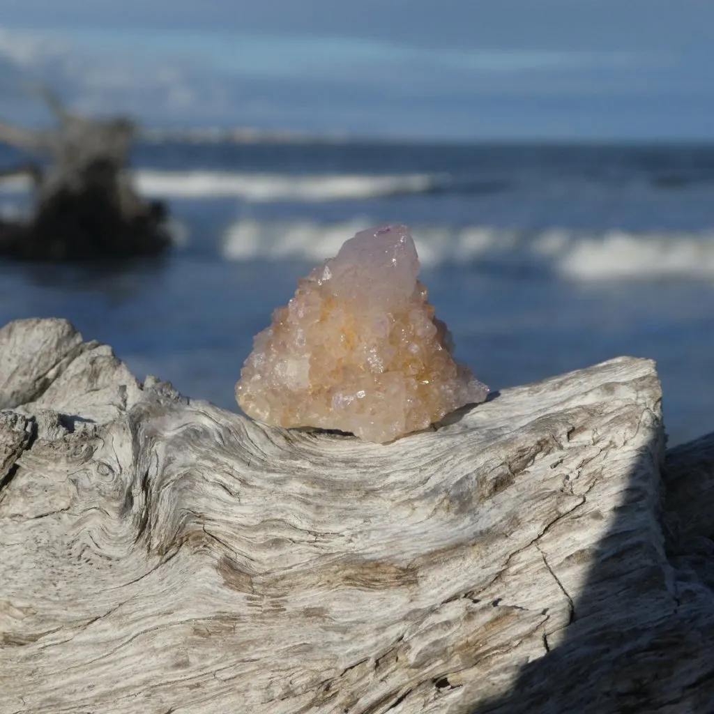 Amethyst Spirit Quartz Point, Amethyst Cactus Quartz (#9)