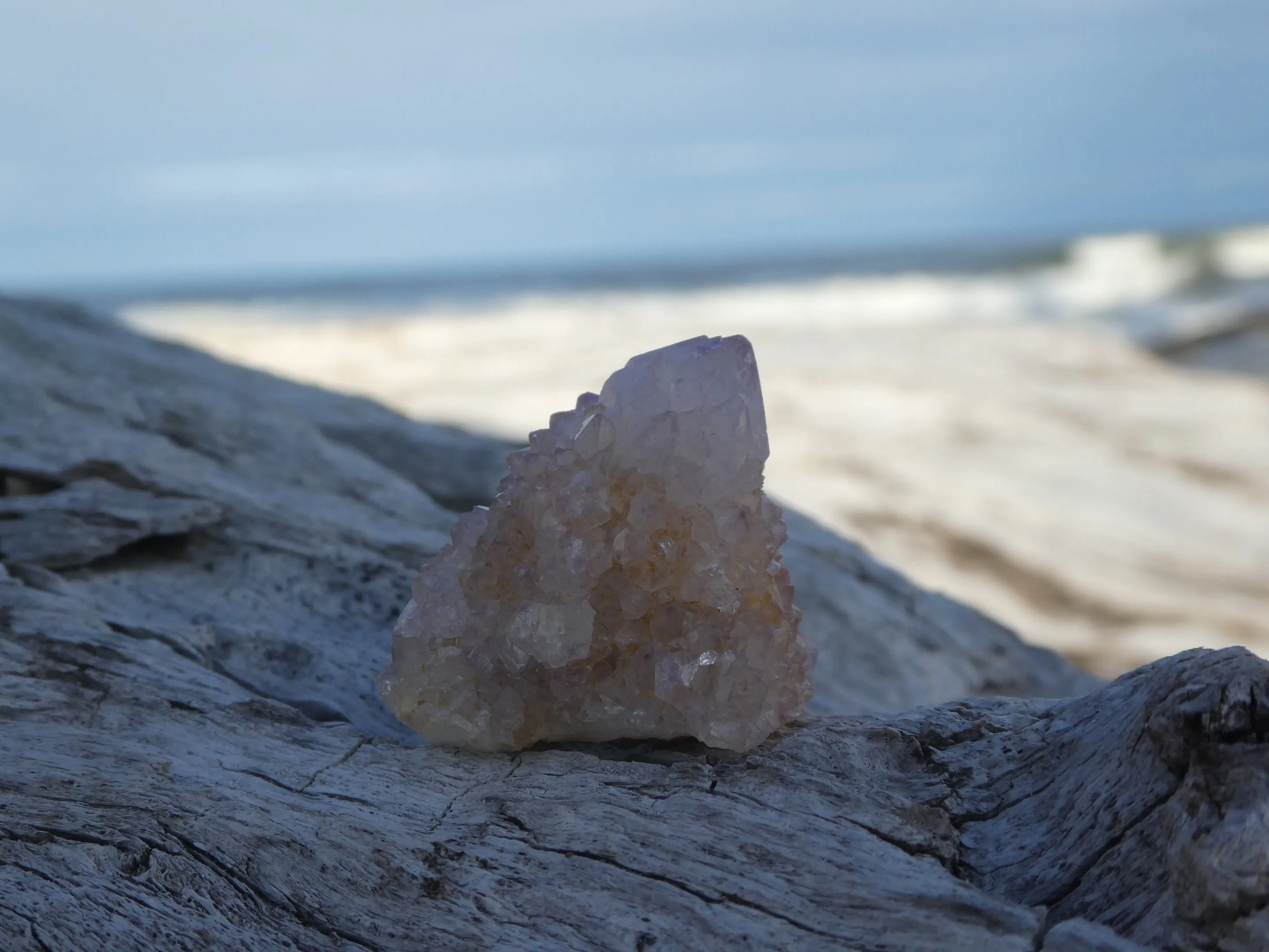 Amethyst Spirit Quartz Point, Amethyst Cactus Quartz (#9)