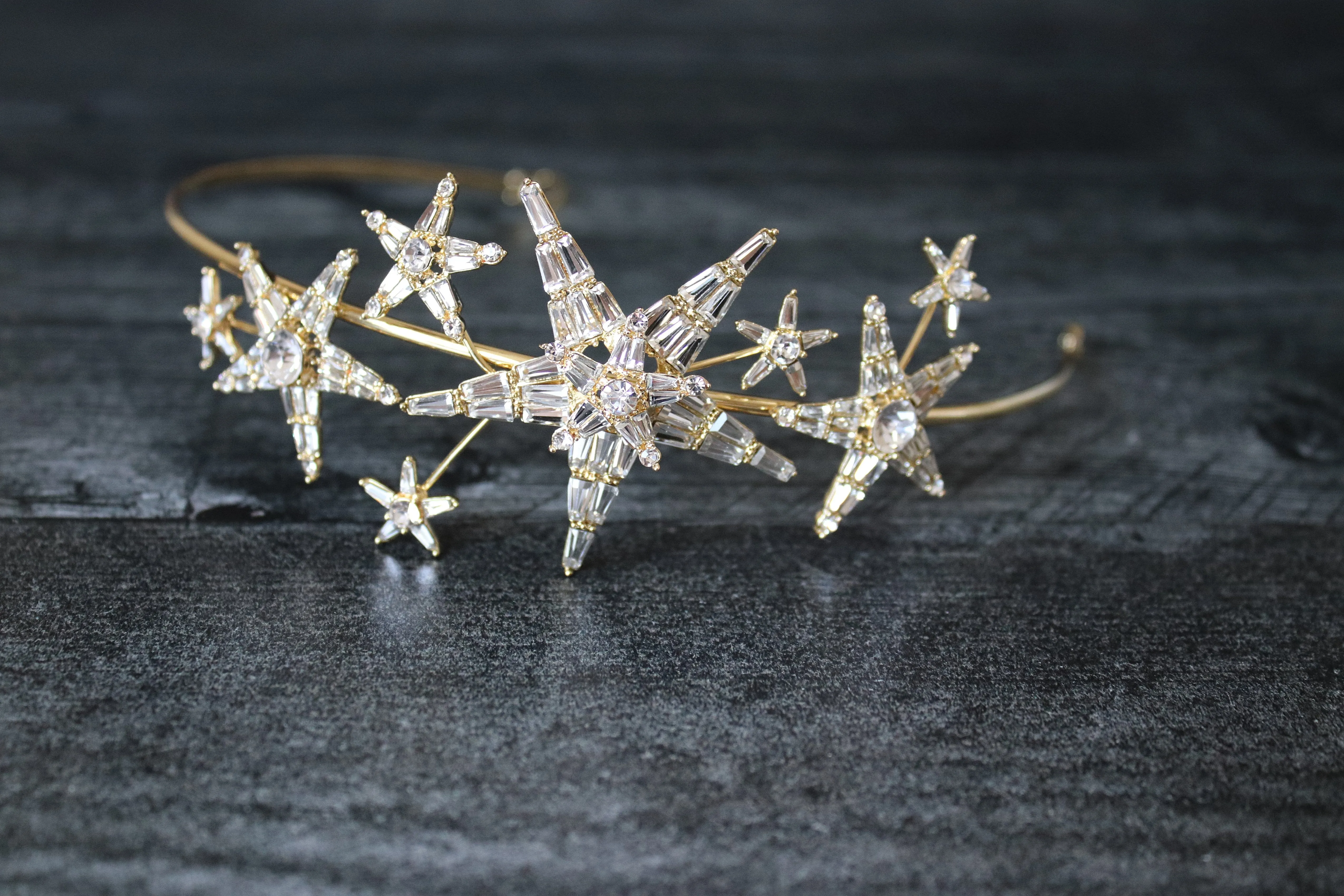 ASTARA Bejeweled Celestial Headpiece Tiara