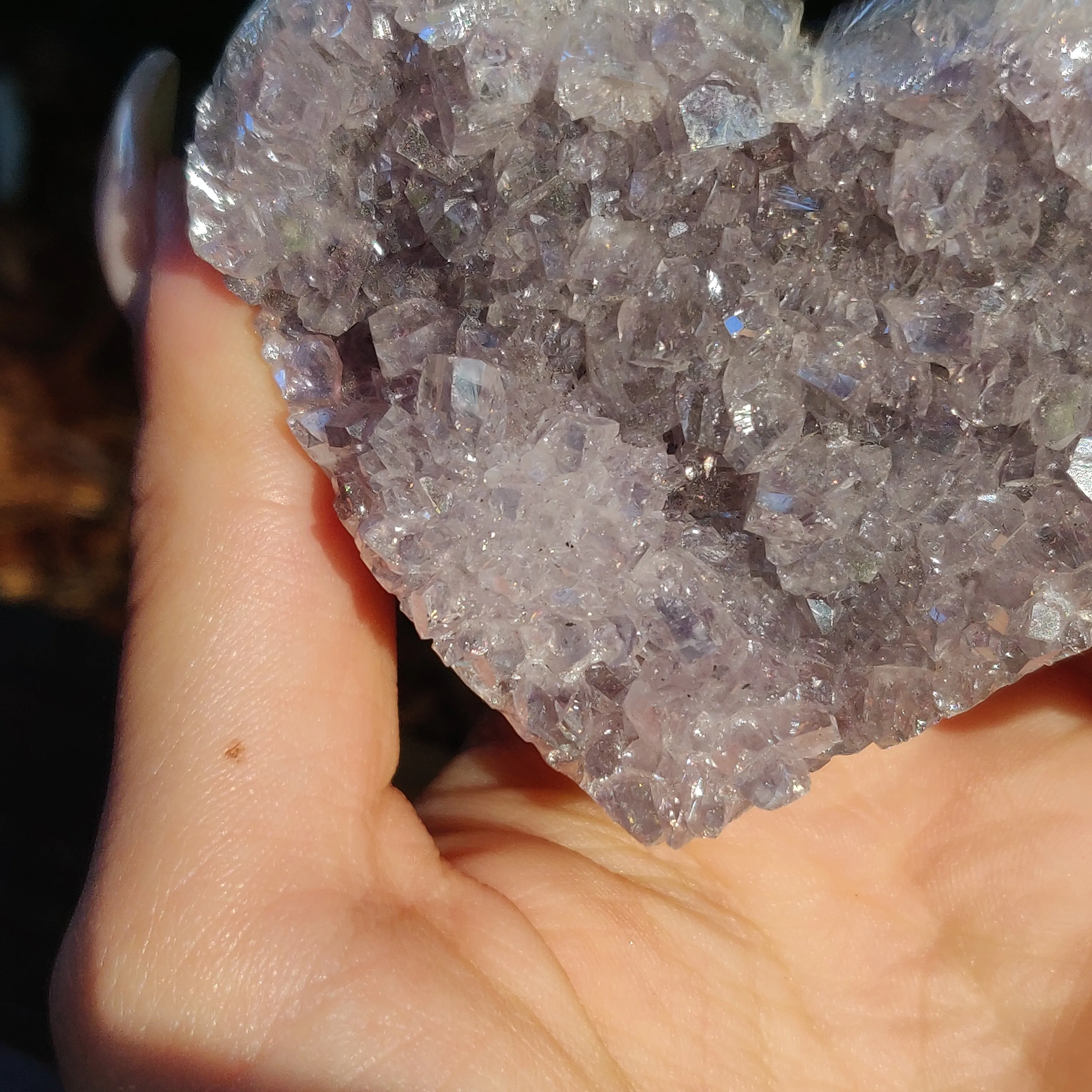 Aura Amethyst Heart (#17)