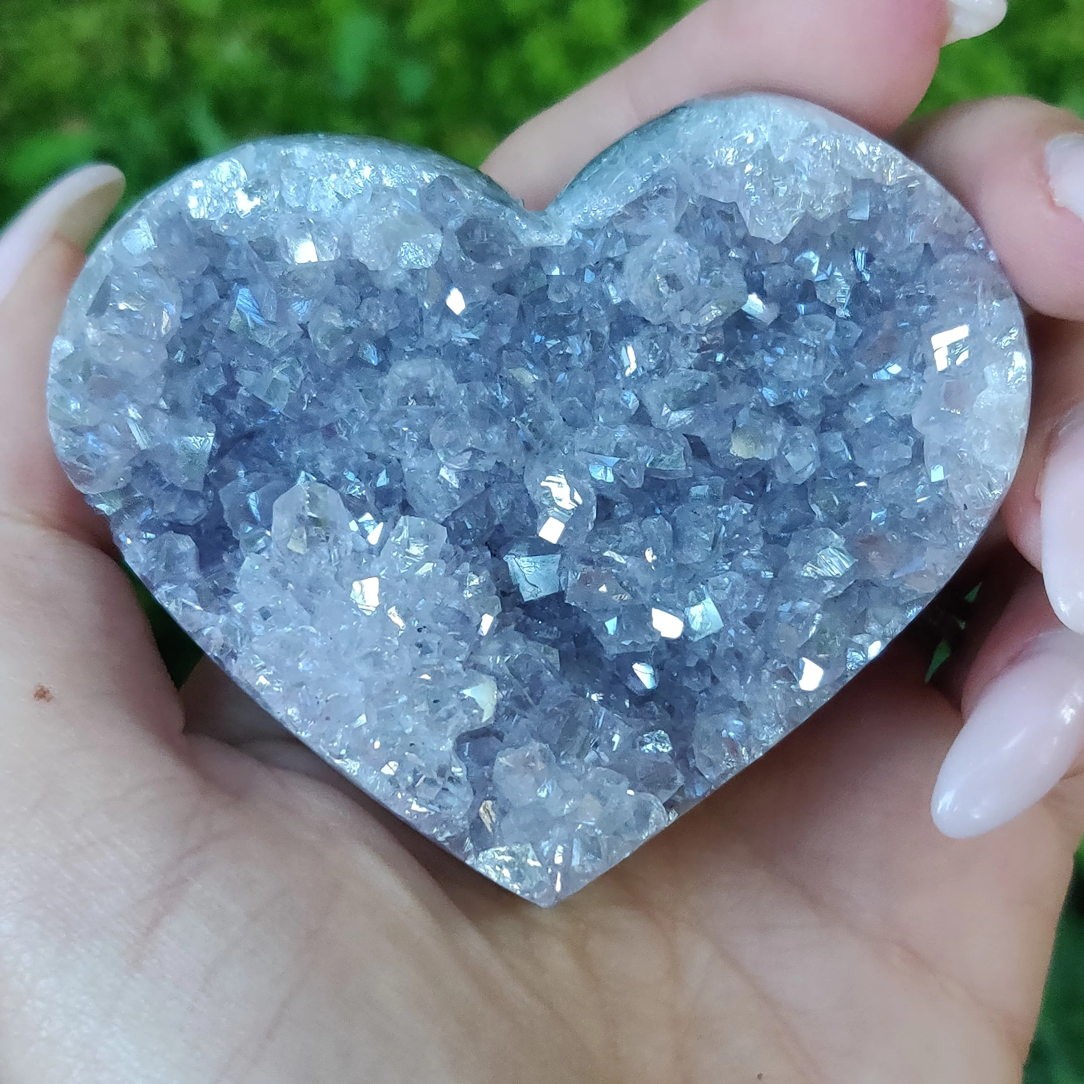 Aura Amethyst Heart (#17)