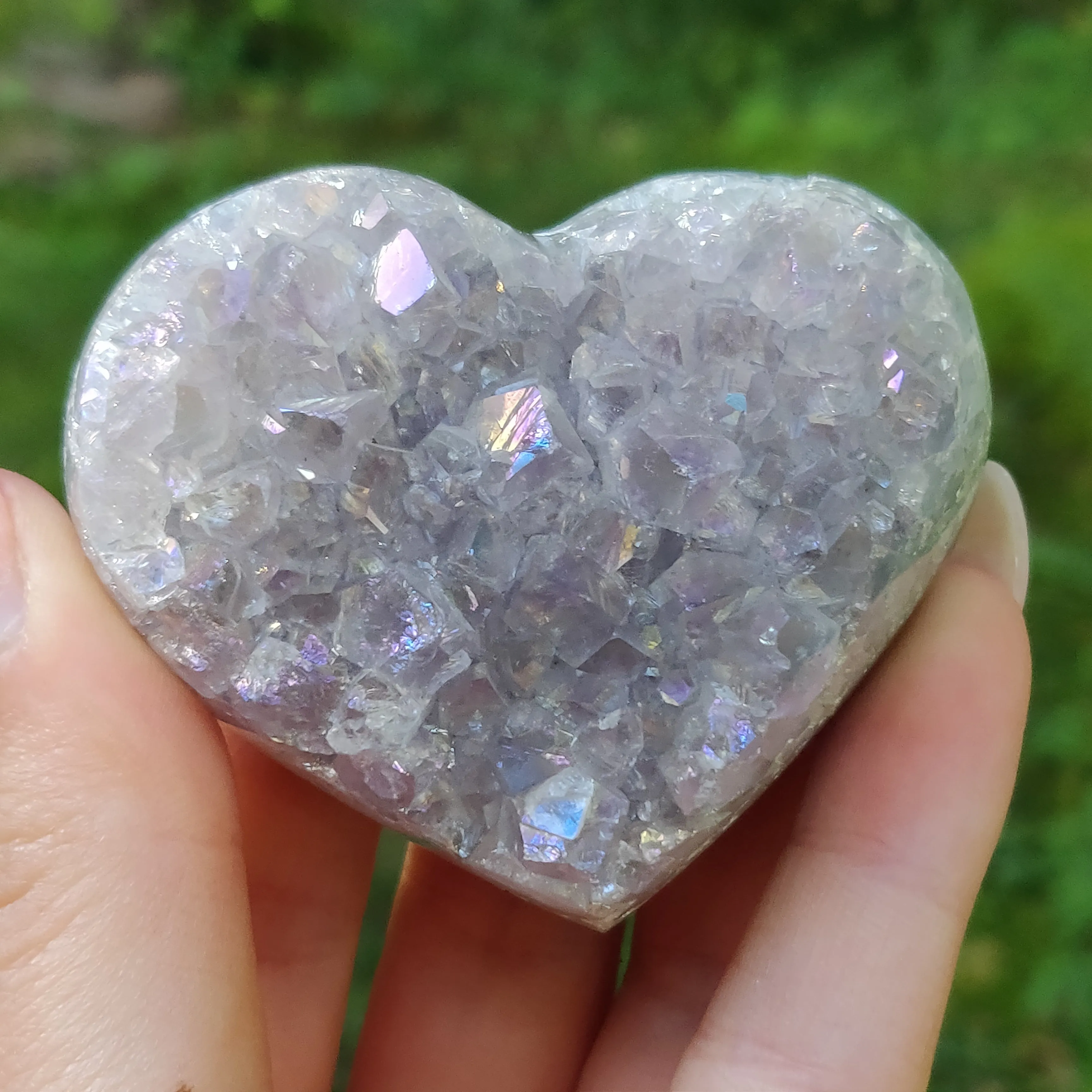 Aura Amethyst Heart (#21)