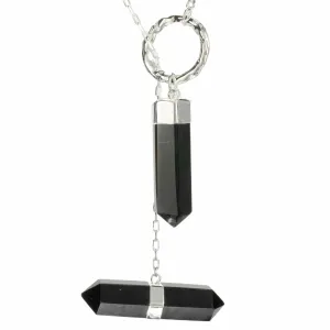 Black Onyx Y Necklace