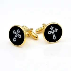 Budded Cross Cufflinks