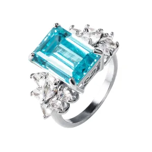 Carnival Blue Topaz Ring