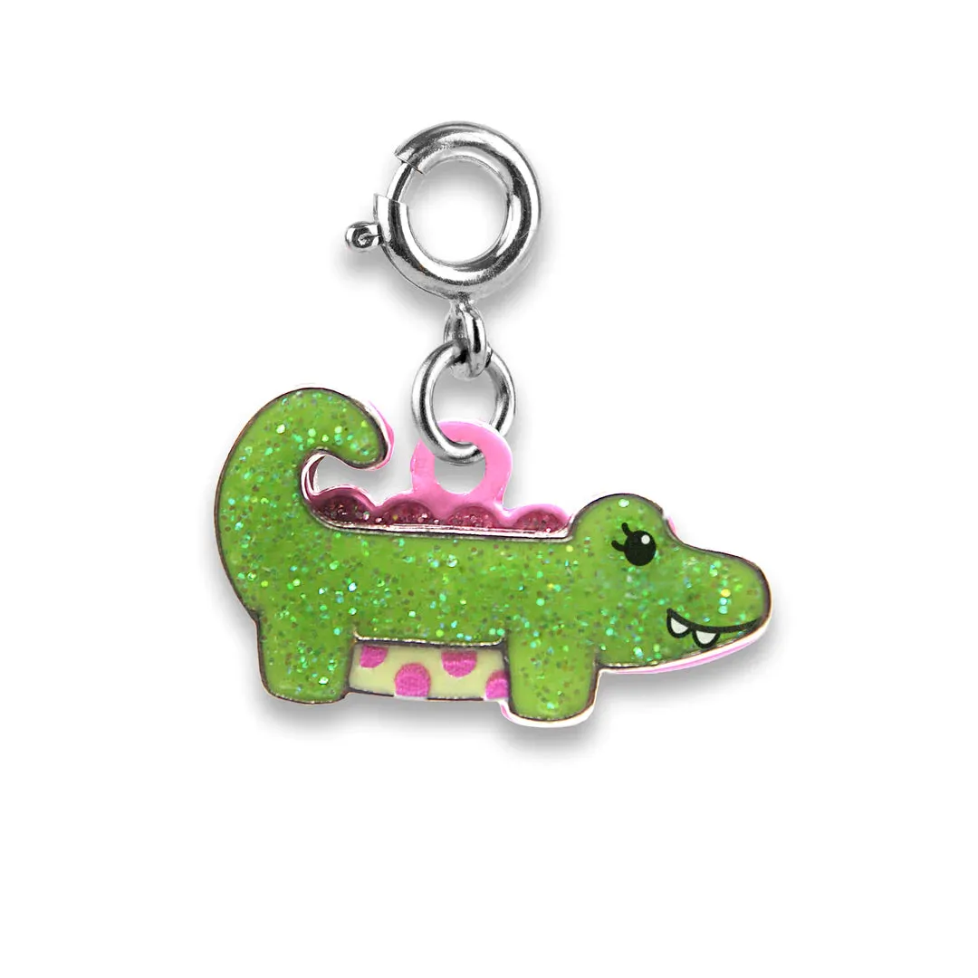 CHARM IT!  Glitter Alligator Charm