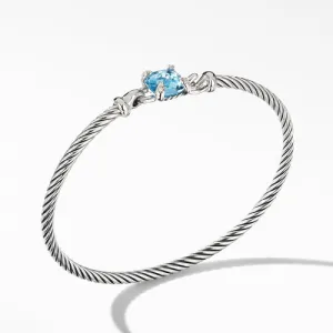 Chatelaine® Bracelet with Blue Topaz and Diamonds