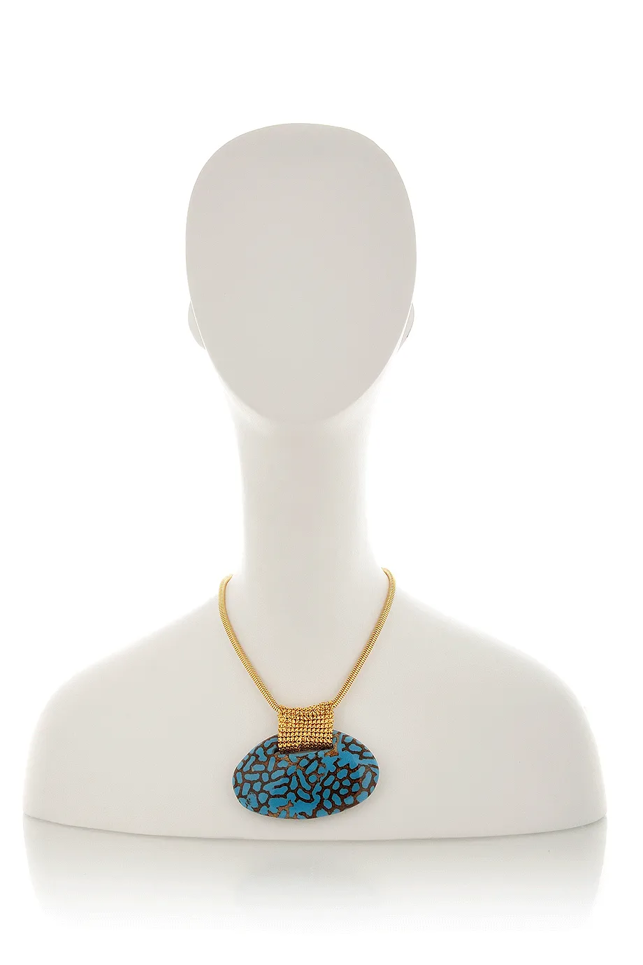 COLETTE MALOUF HONEYCOMB Blue Pendant