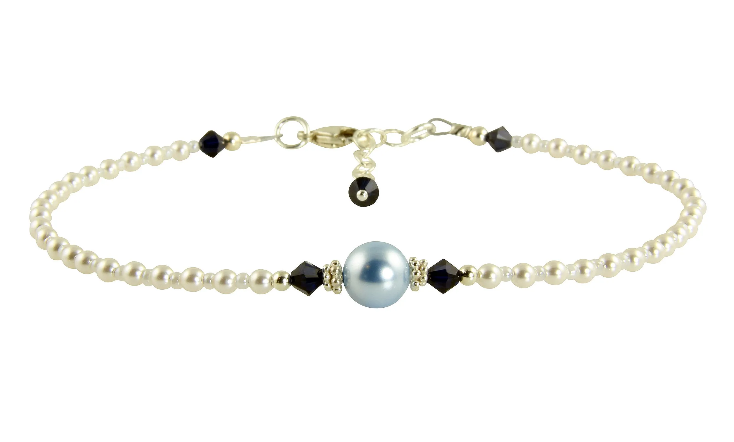 Cyanea - Something Blue Wedding Sapphire Anklets