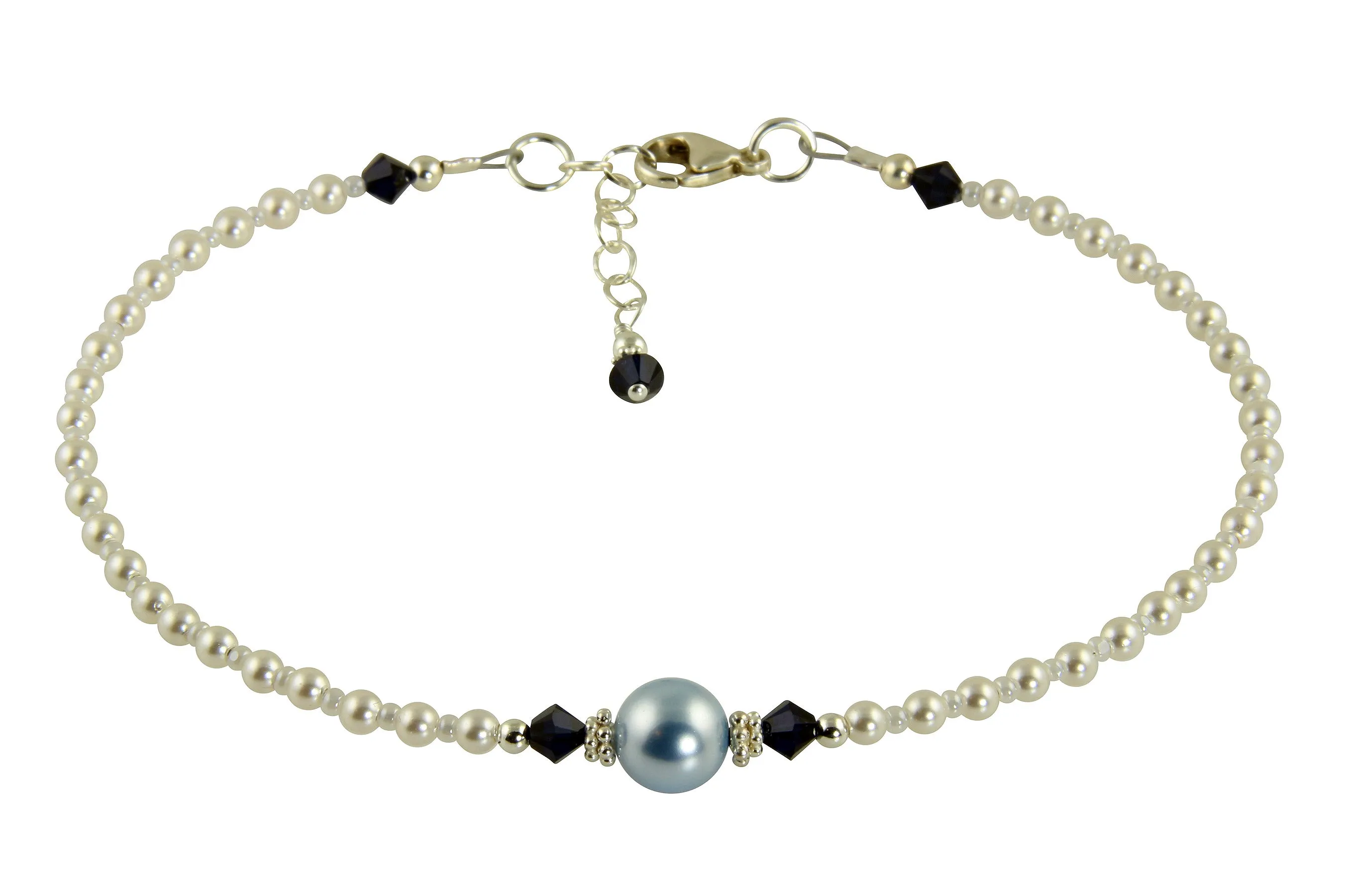 Cyanea - Something Blue Wedding Sapphire Anklets