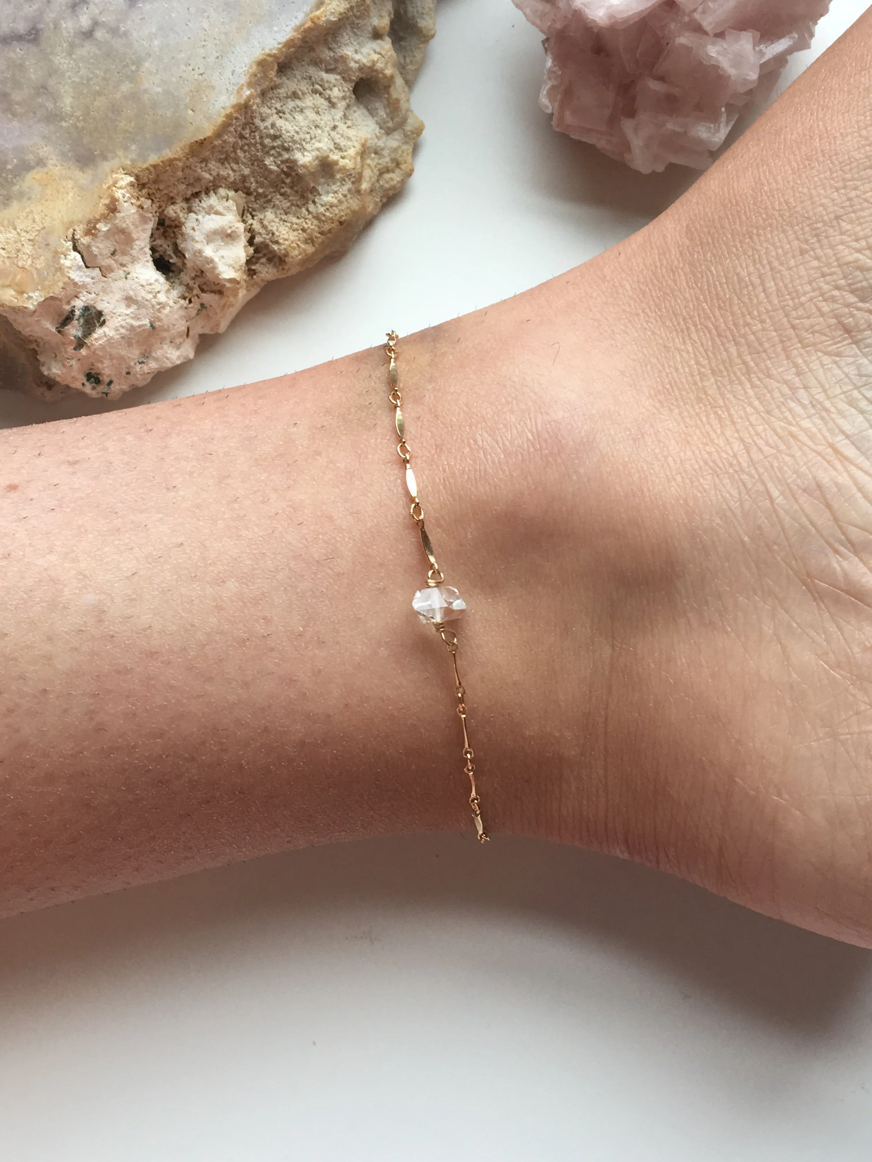 Dainty Diamond Anklet Gold Or Silver