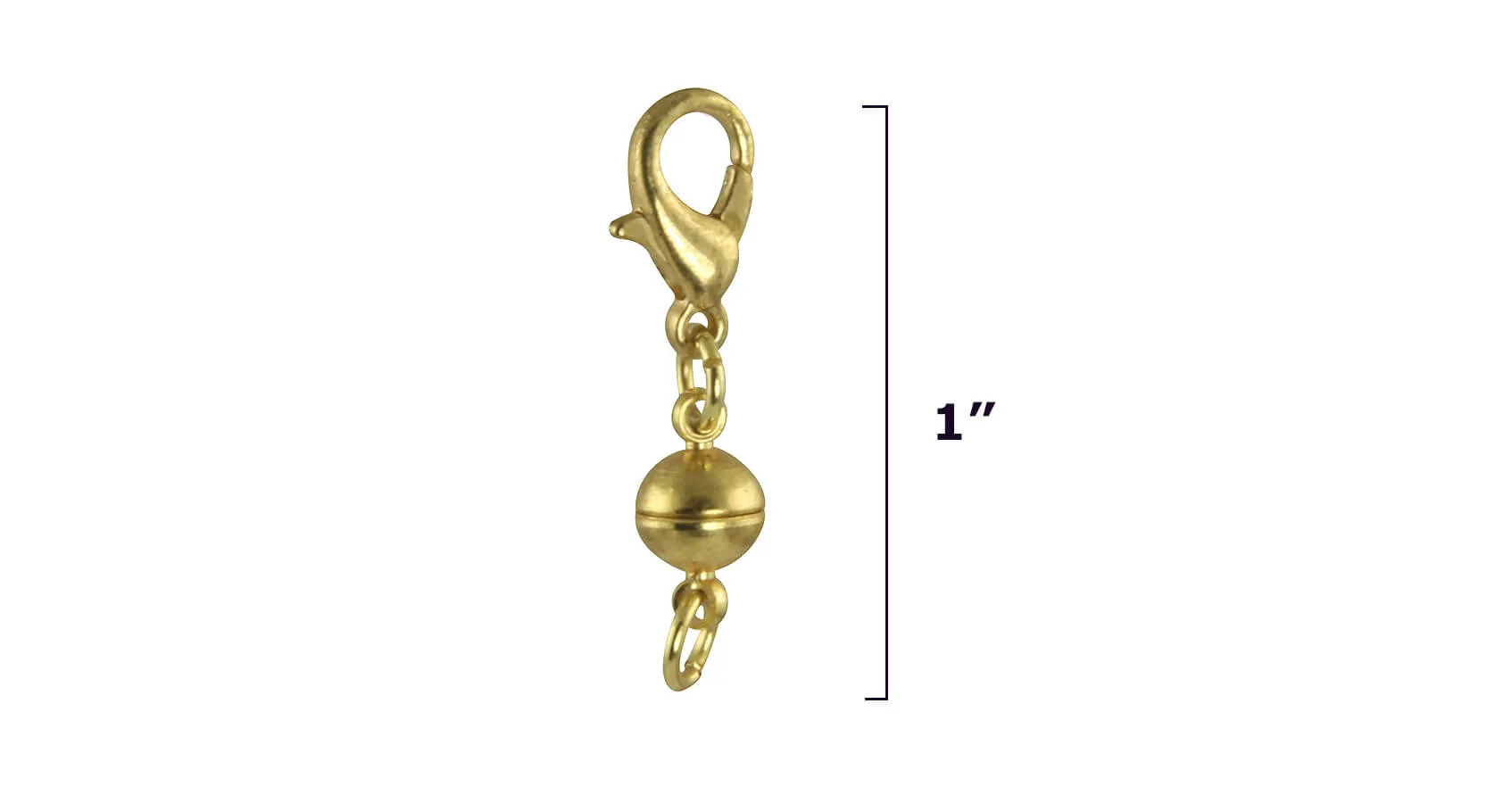 Designer Gold Ball Magnet Jewelry Extenders