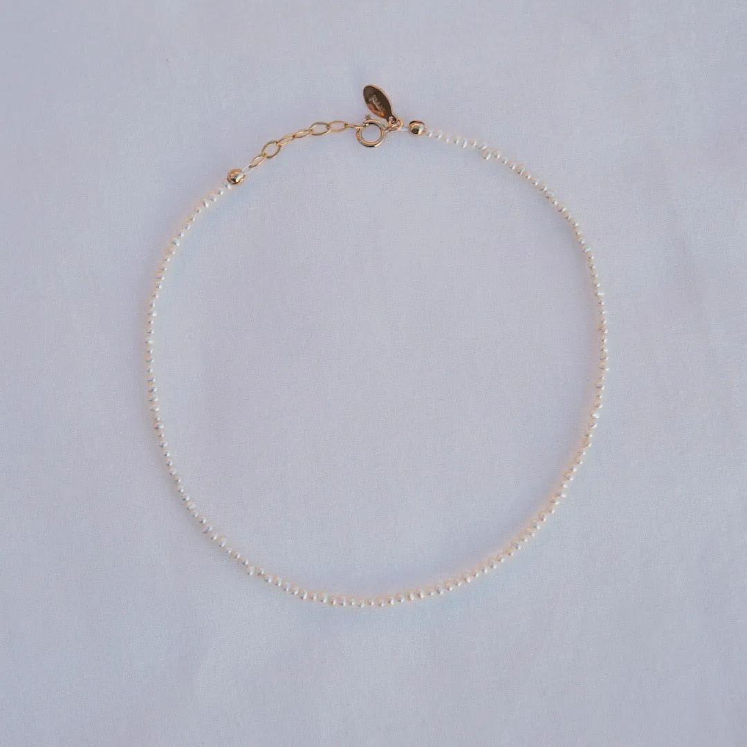 Freshwater Seed Pearl Anklet