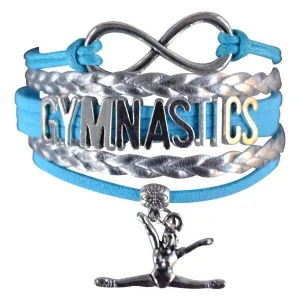 Girls Gymnastics Infinity Bracelet