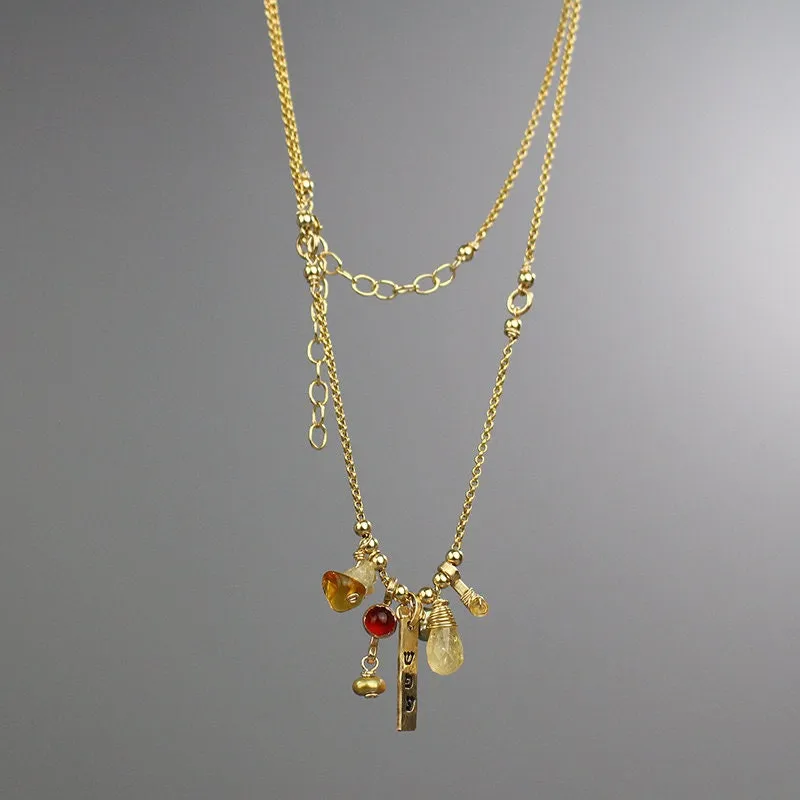 Gold Filled Abundance Necklace