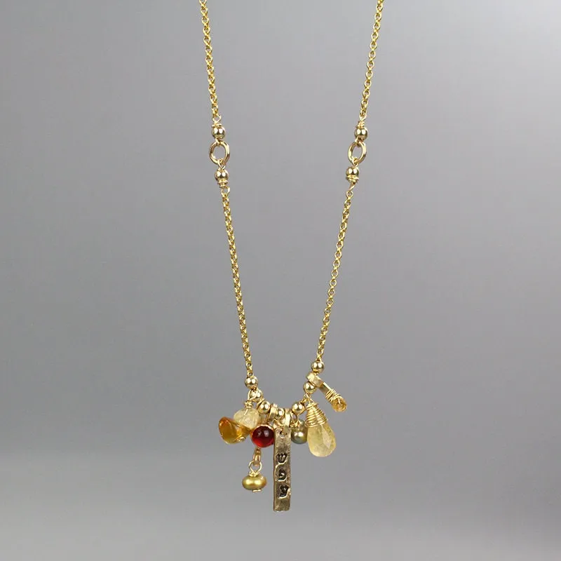 Gold Filled Abundance Necklace