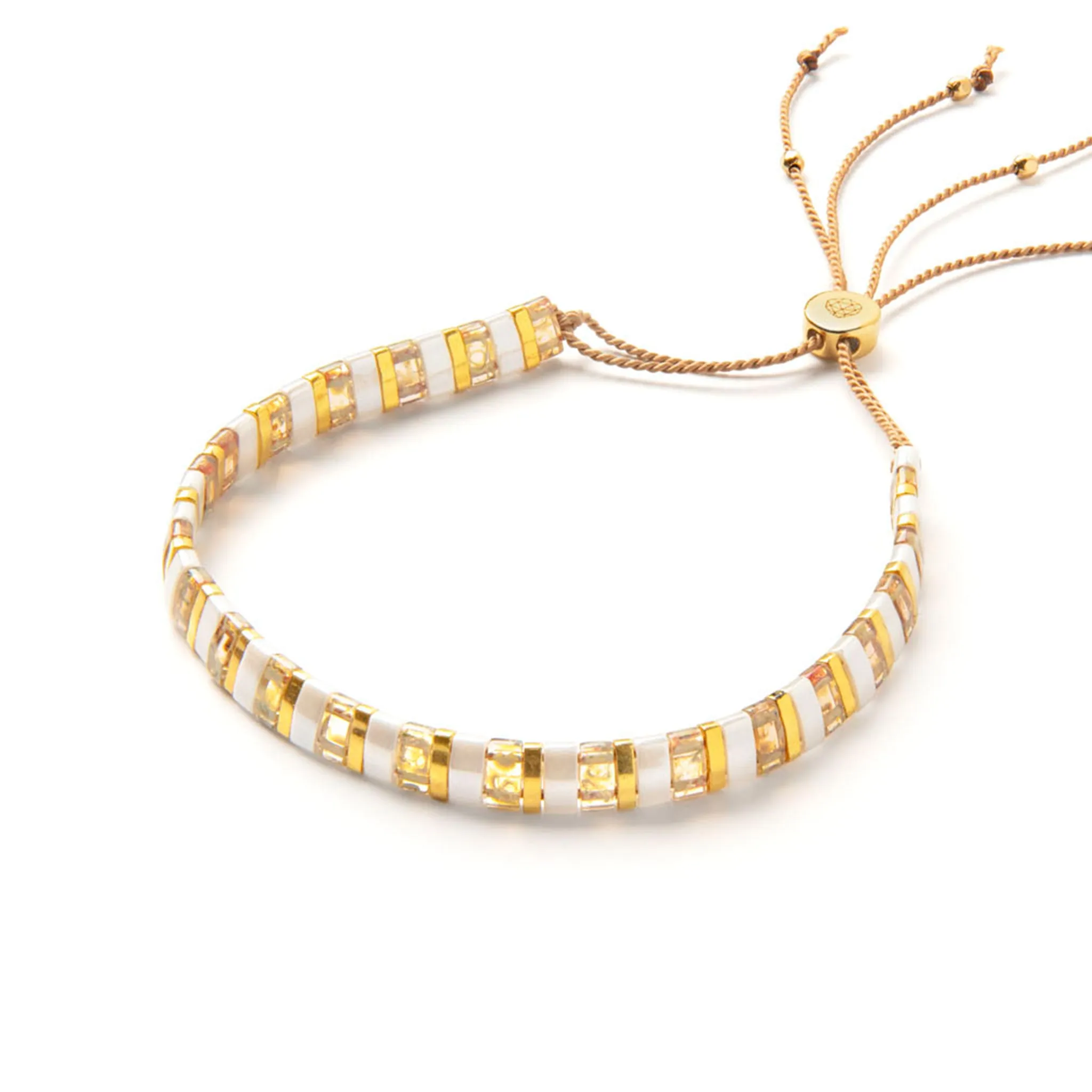 Gold Terrazzo Slider Bracelet