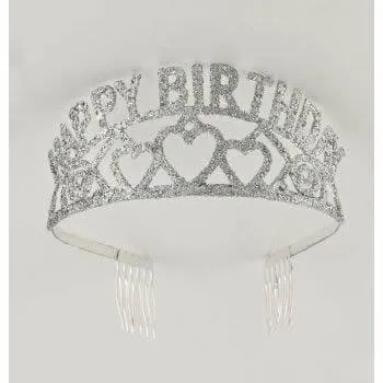 Happy Birthday Glitter Tiara