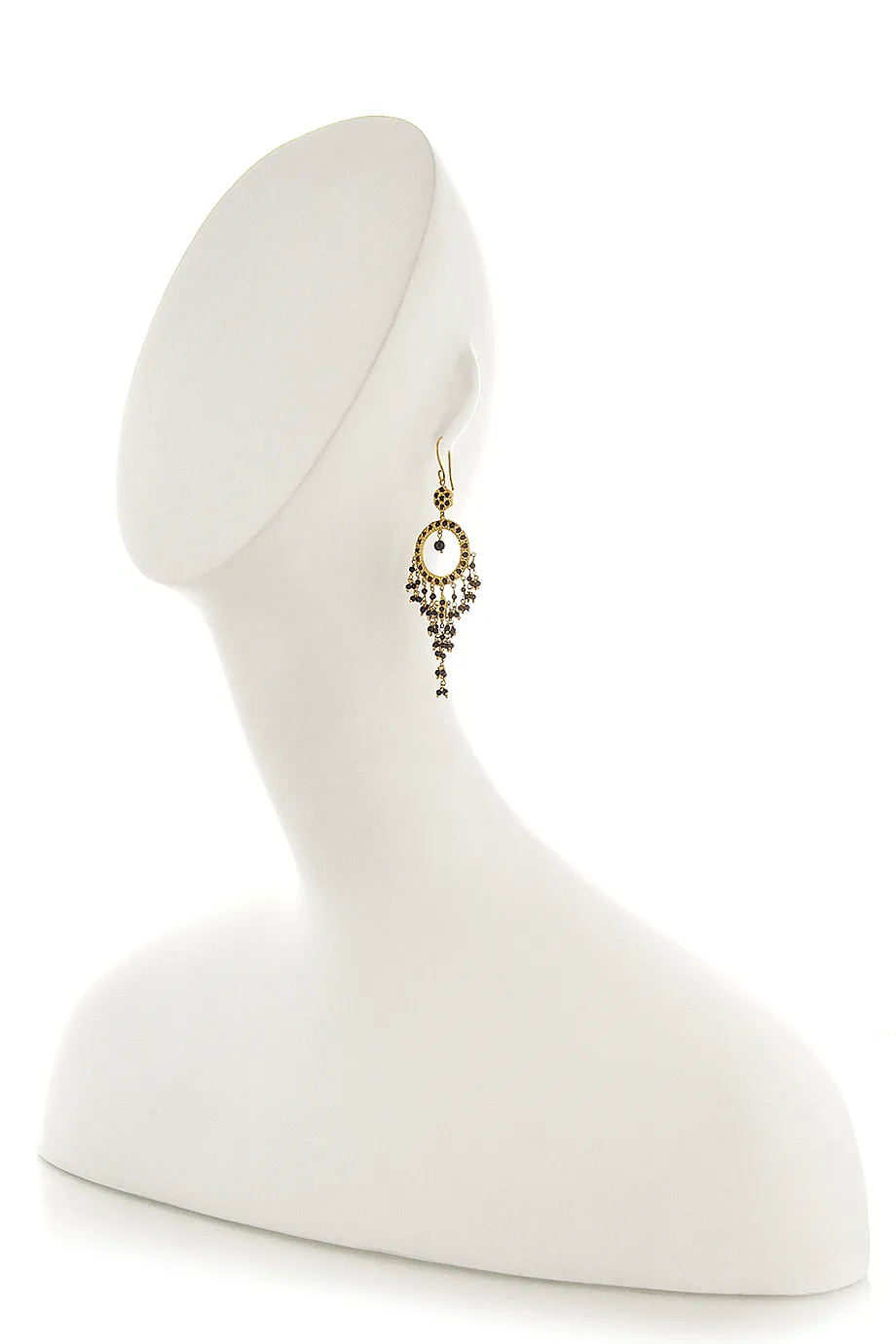 ISHARYA NIKITA Black Onyx Earrings