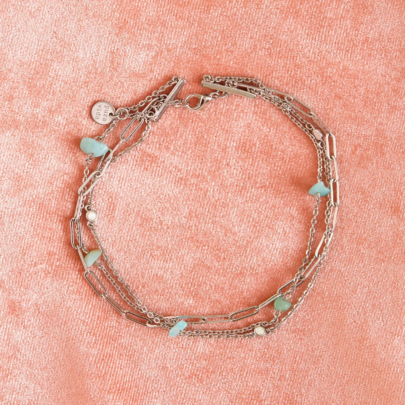 Isla Multi Chain Anklet