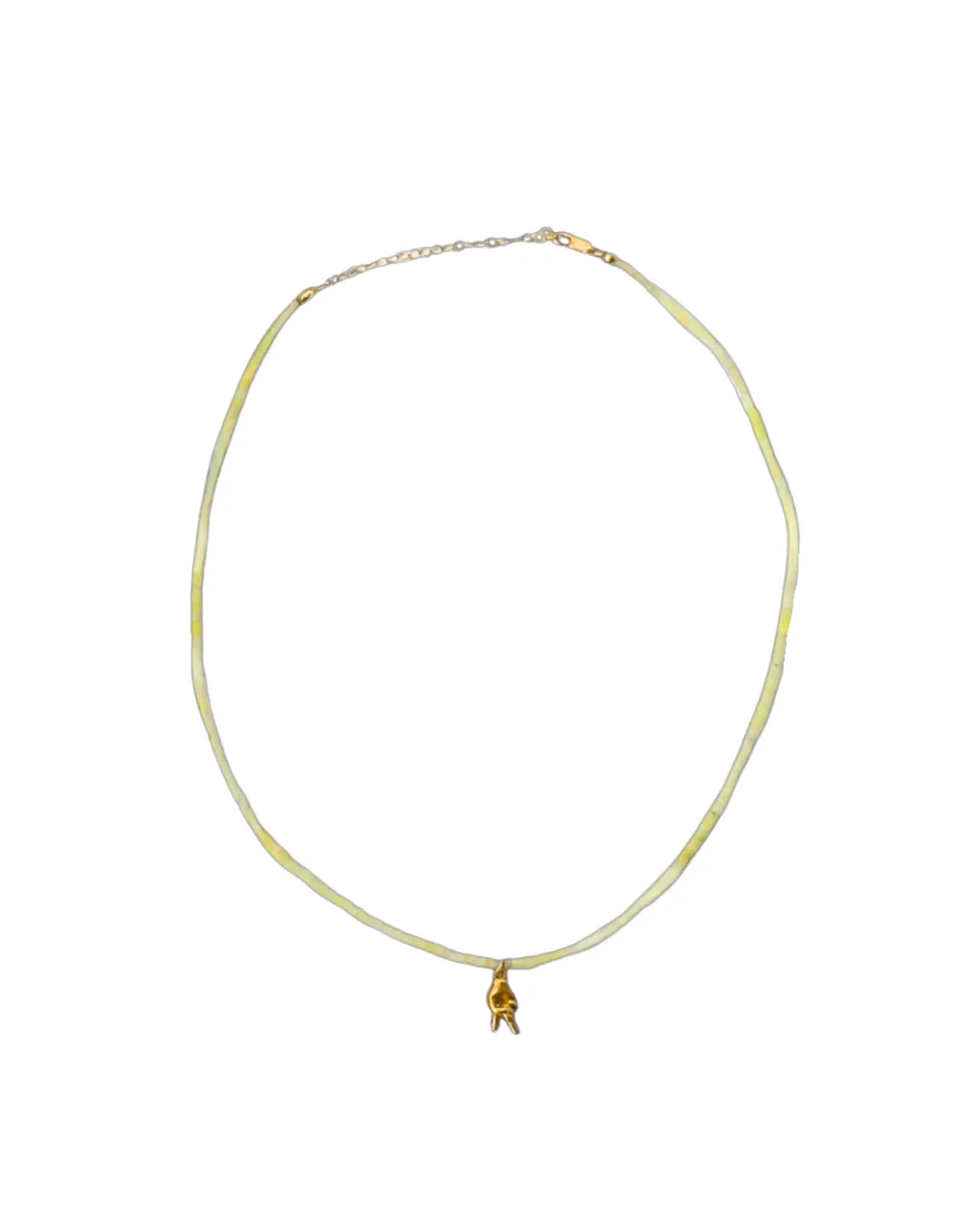 Mini Citron Peace Necklace