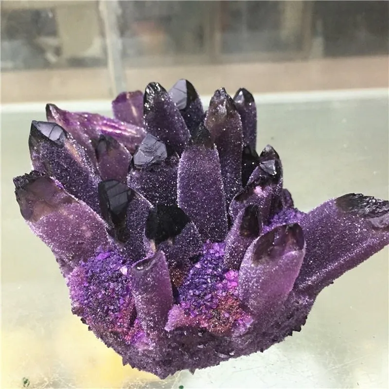 Natural Amethyst Cluster Raw Stone