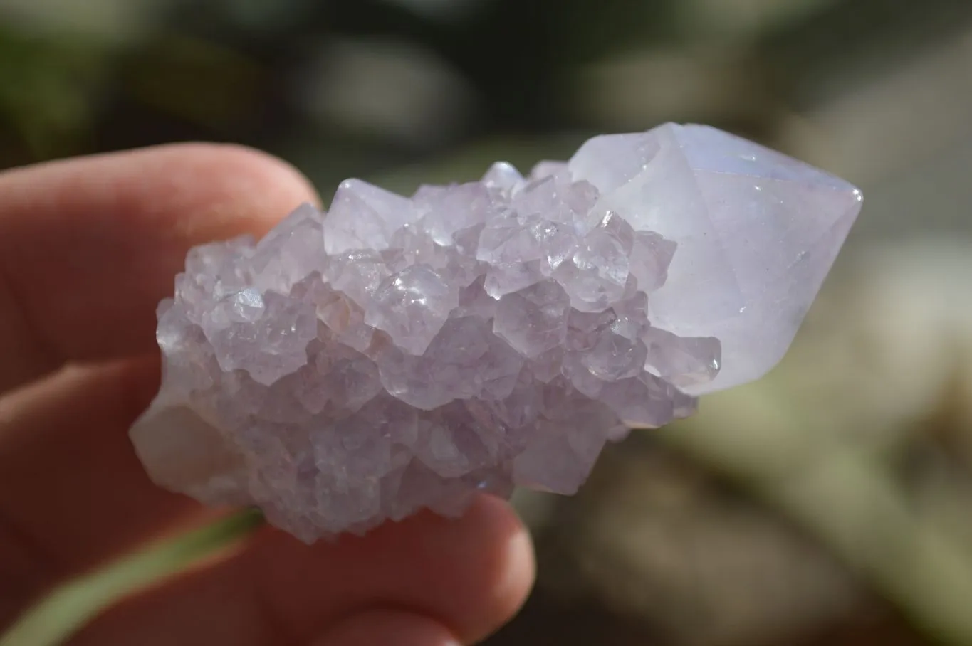 Natural Small Mixed Spirit Amethyst / Ametrine Specimens x 35 From Boekenhouthoek, South Africa