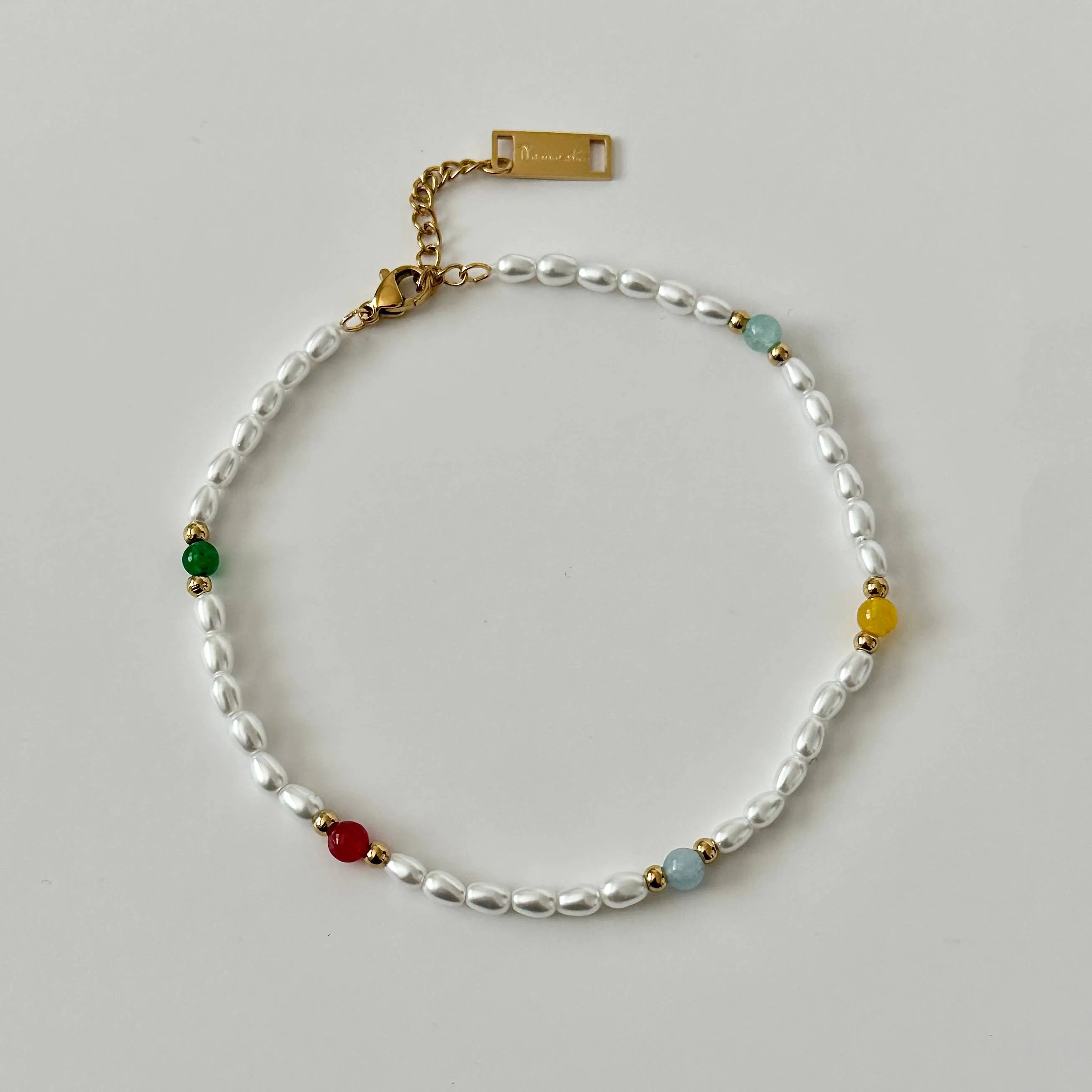 Perle Beaded Anklet