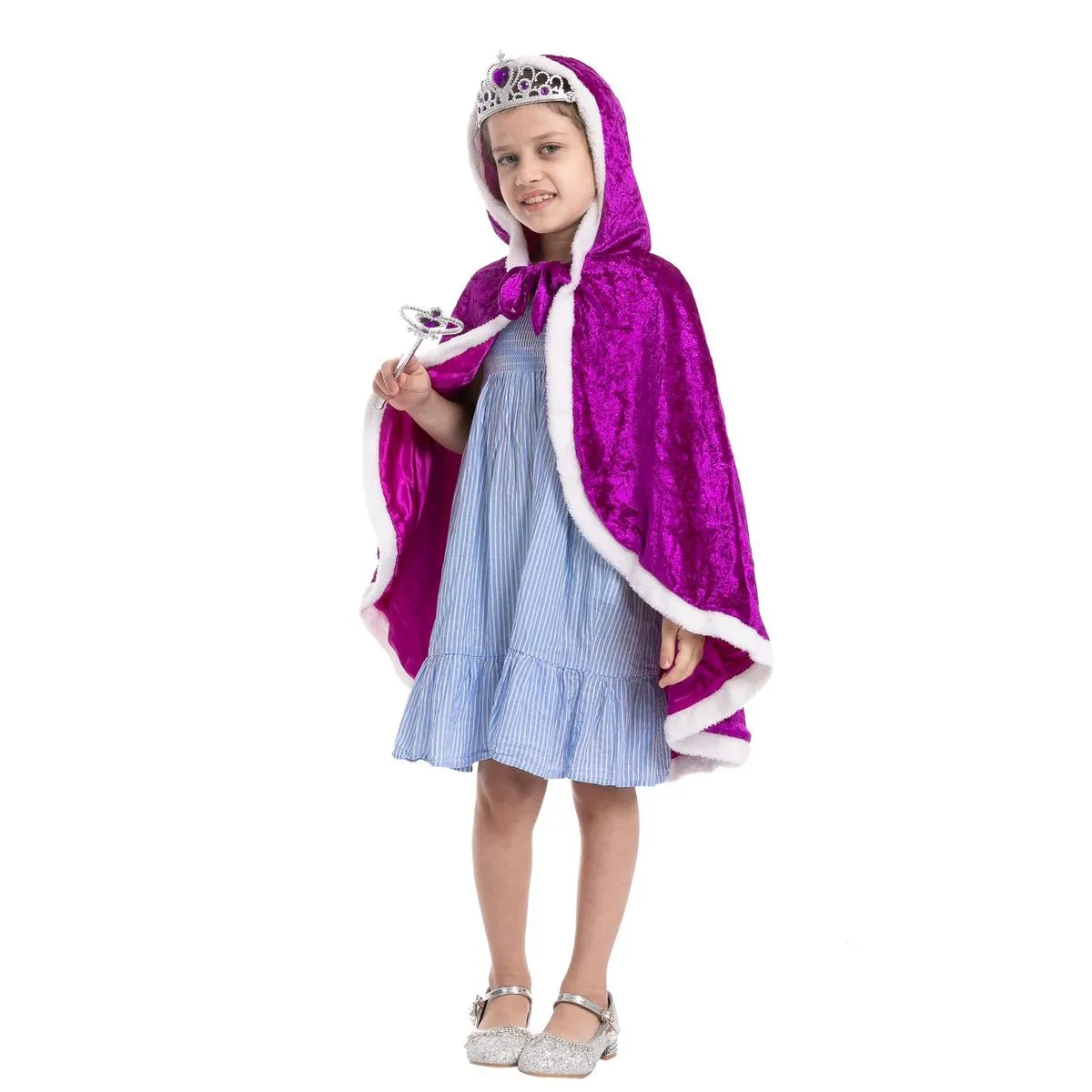 Princess Costume Cosplay Accessories Set (Purple)