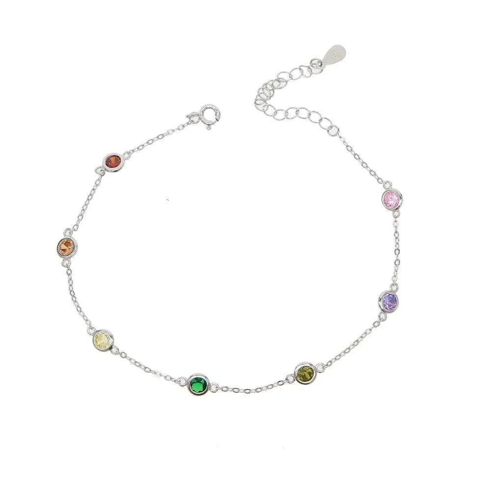 "Rainbow" Anklet