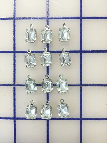 Rhinestones - 30SS Rectangular Crystal Drops